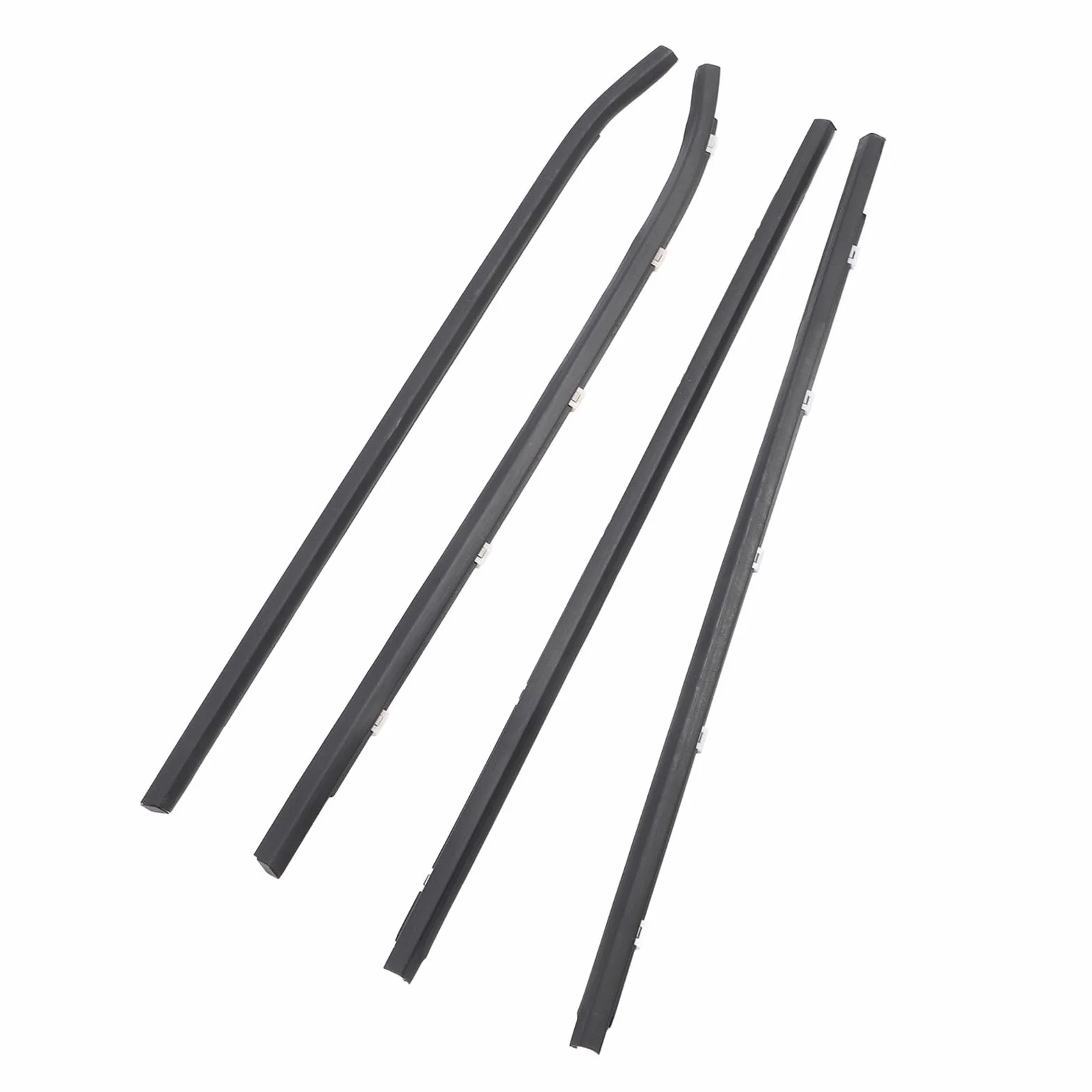 4 szt. Uszczelka Okna Drzwi Samochodu dla I30 2008-2011, OEM 82210 2L000, Pyłoszczelna i Wodoodporna