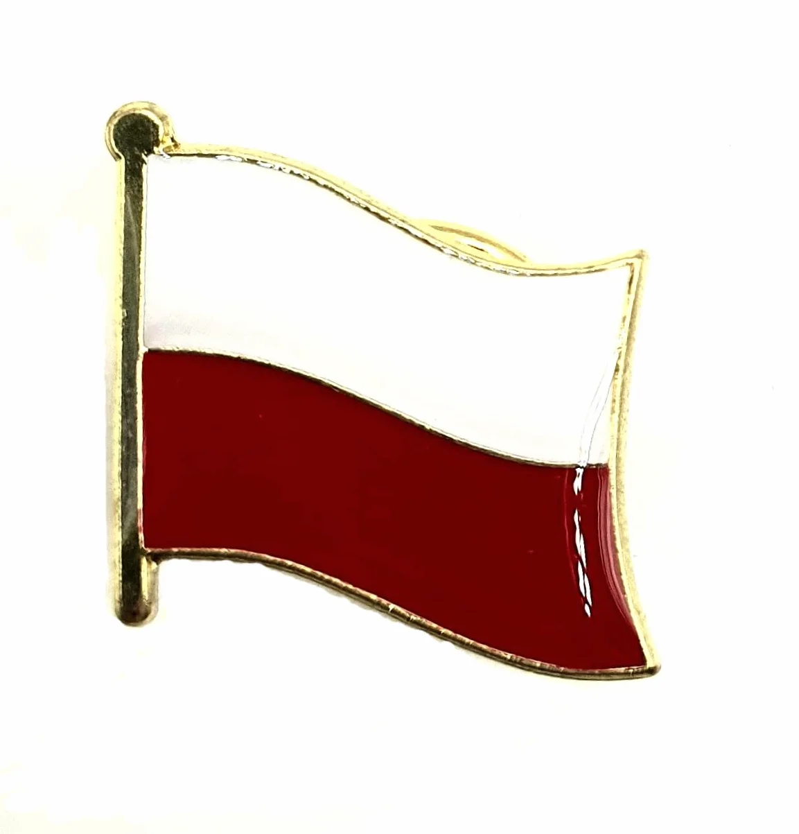 Polska Polska Metalowa Emalia Flaga Kraju Przypinka Odznaka
