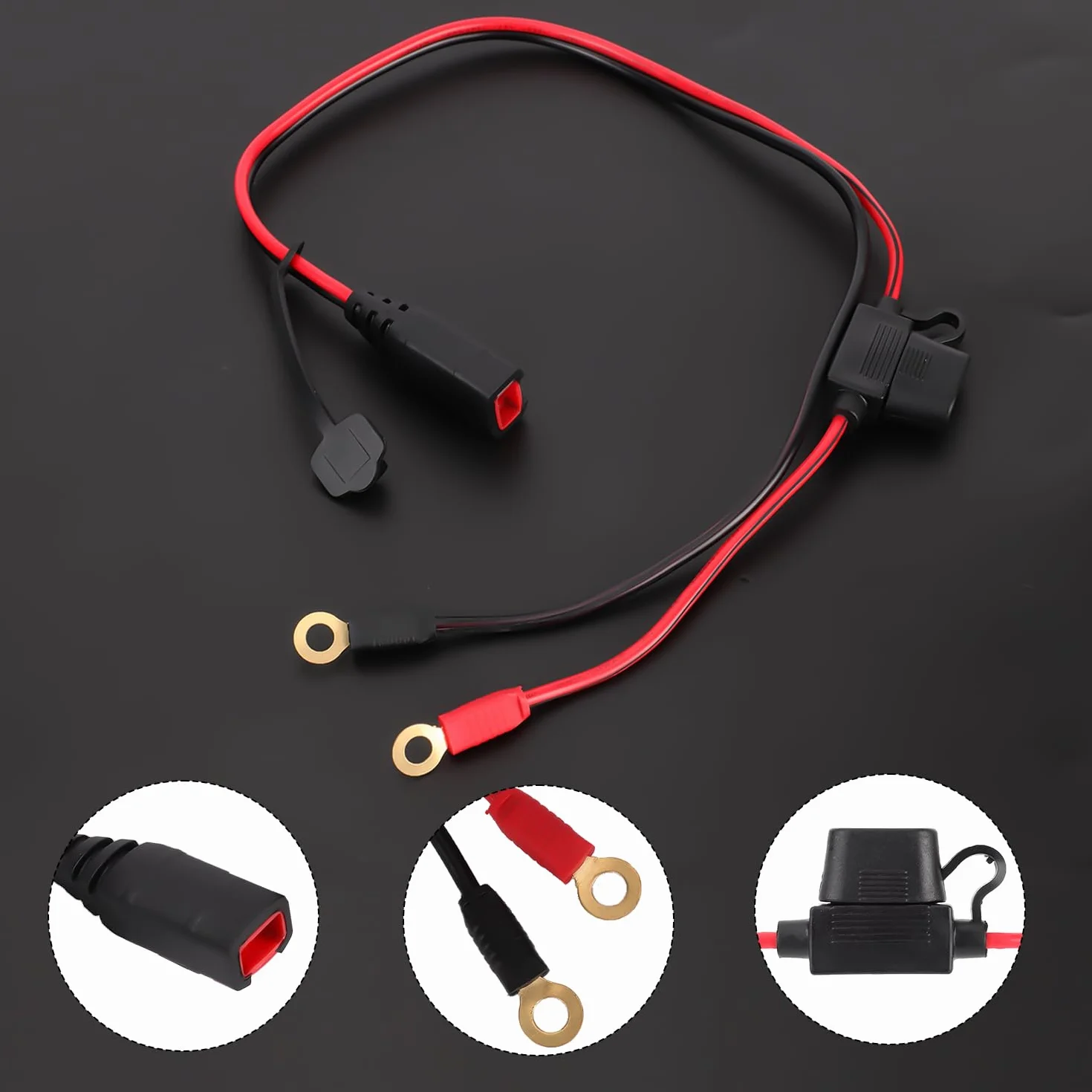 NOCO Wiązka Przewodów z Zaciskiem Oczkowym GC002 X-Connect M6 (1/4") Kable do Ładowania Podtrzymującego