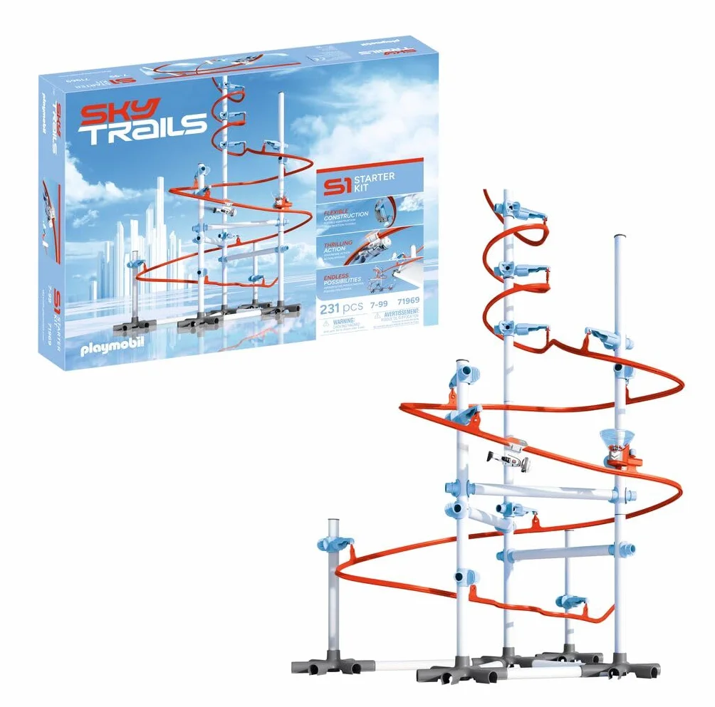 Sky Trails | Zestaw startowy | zabawka konstrukcyjna do fantazyjnych tras i przygód | stwórz swój własny świat – dla niekończącej się zabawy | dla fanów akcji i entuzjastów budowy | 71969