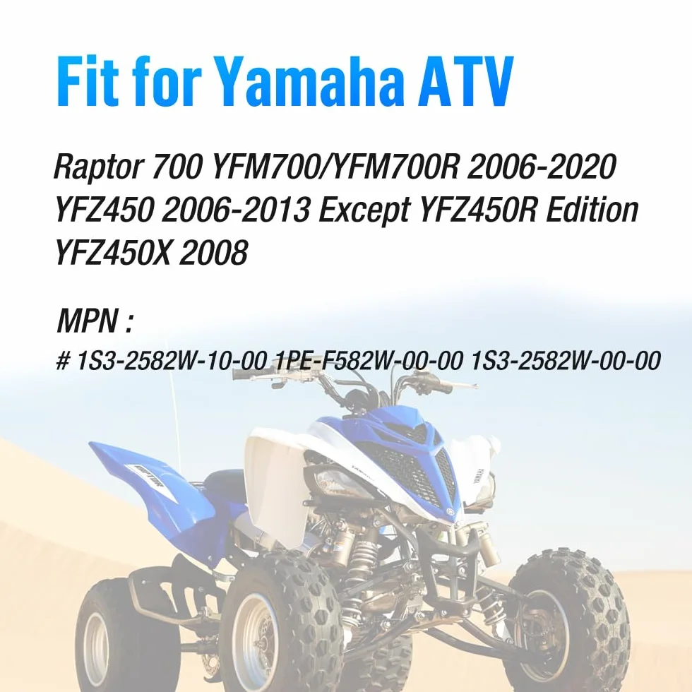 Tylny hamulec tarczowy dla Yamaha Raptor 700 2006-2020 YFZ450 2006-2013 YFZ450X 2008 1S3-2582W-10-00 1PE-F582W-00-00 1S3-2582W-00-00