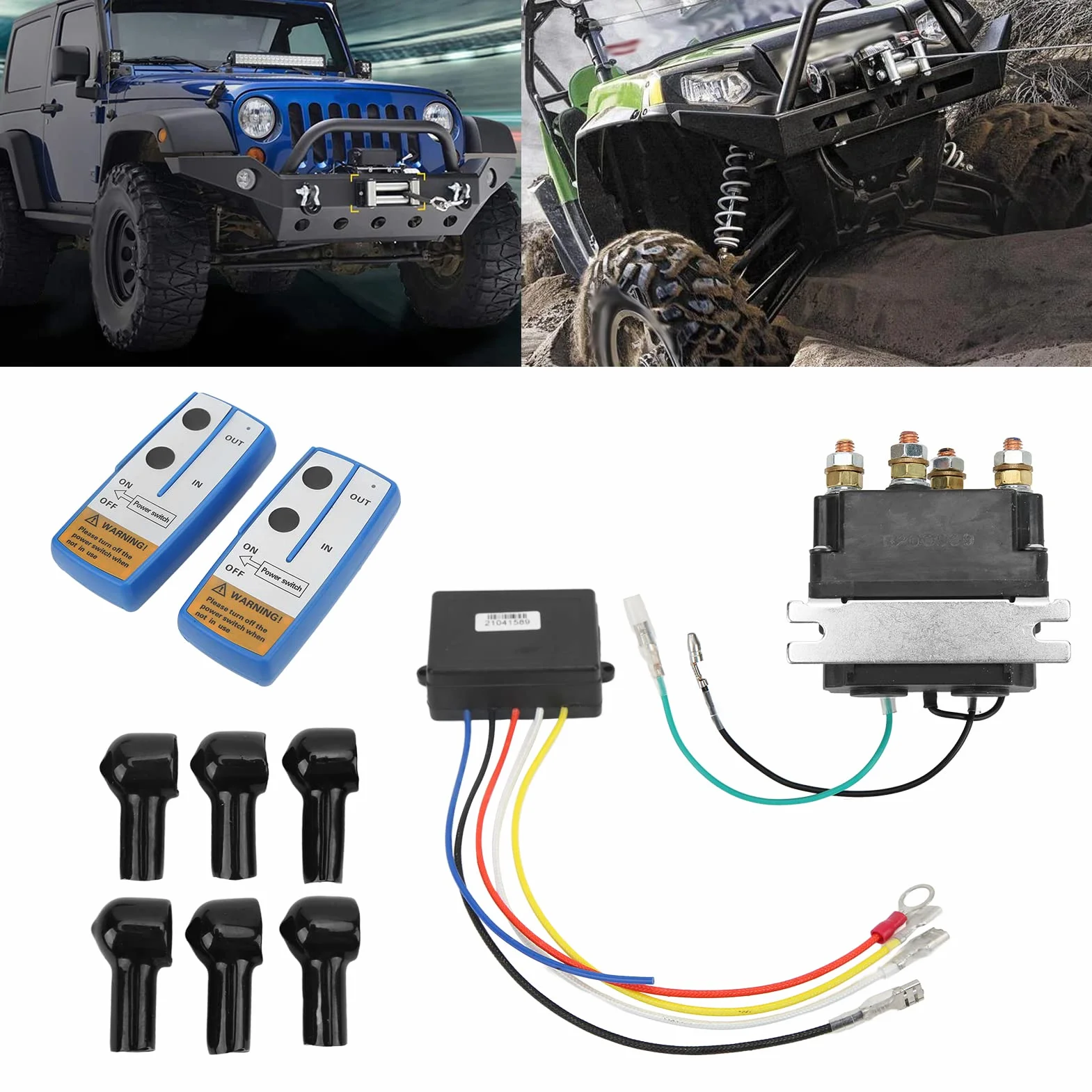 Przekaźnik elektryczny 12V 250A czarny proszkowo do ATV UTV