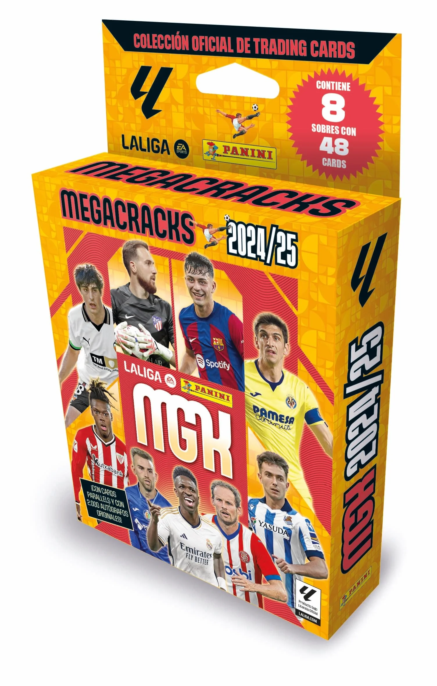 Ecoblister 8 kopert Megacracks 2024-2025, wielokolorowe, normalne (Panini 004988kbe8)