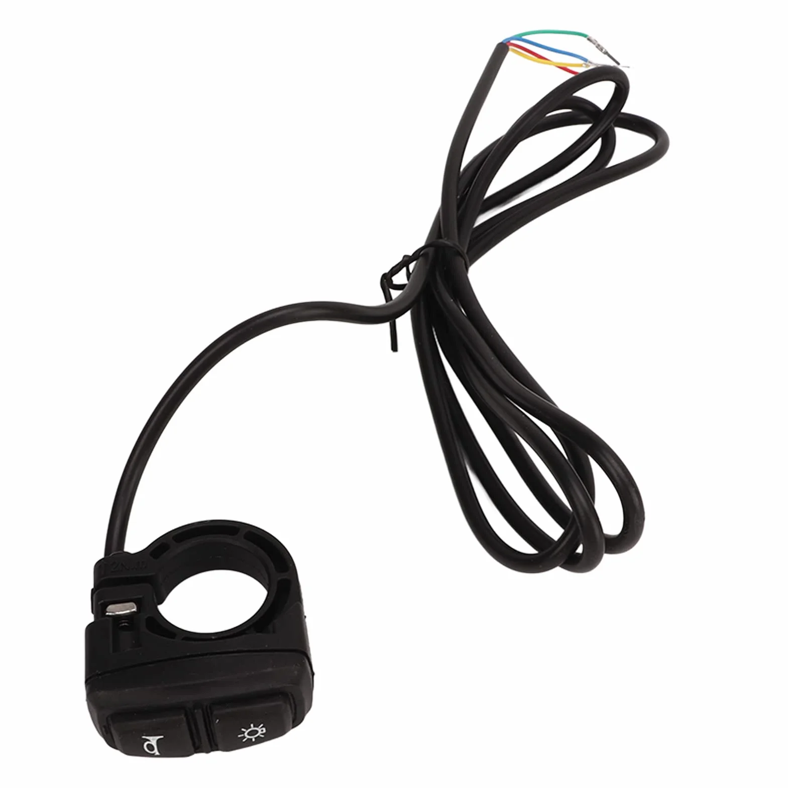 Przełącznik klaksonu do roweru elektrycznego 22,2 mm 12-72 V ABS 2 w 1