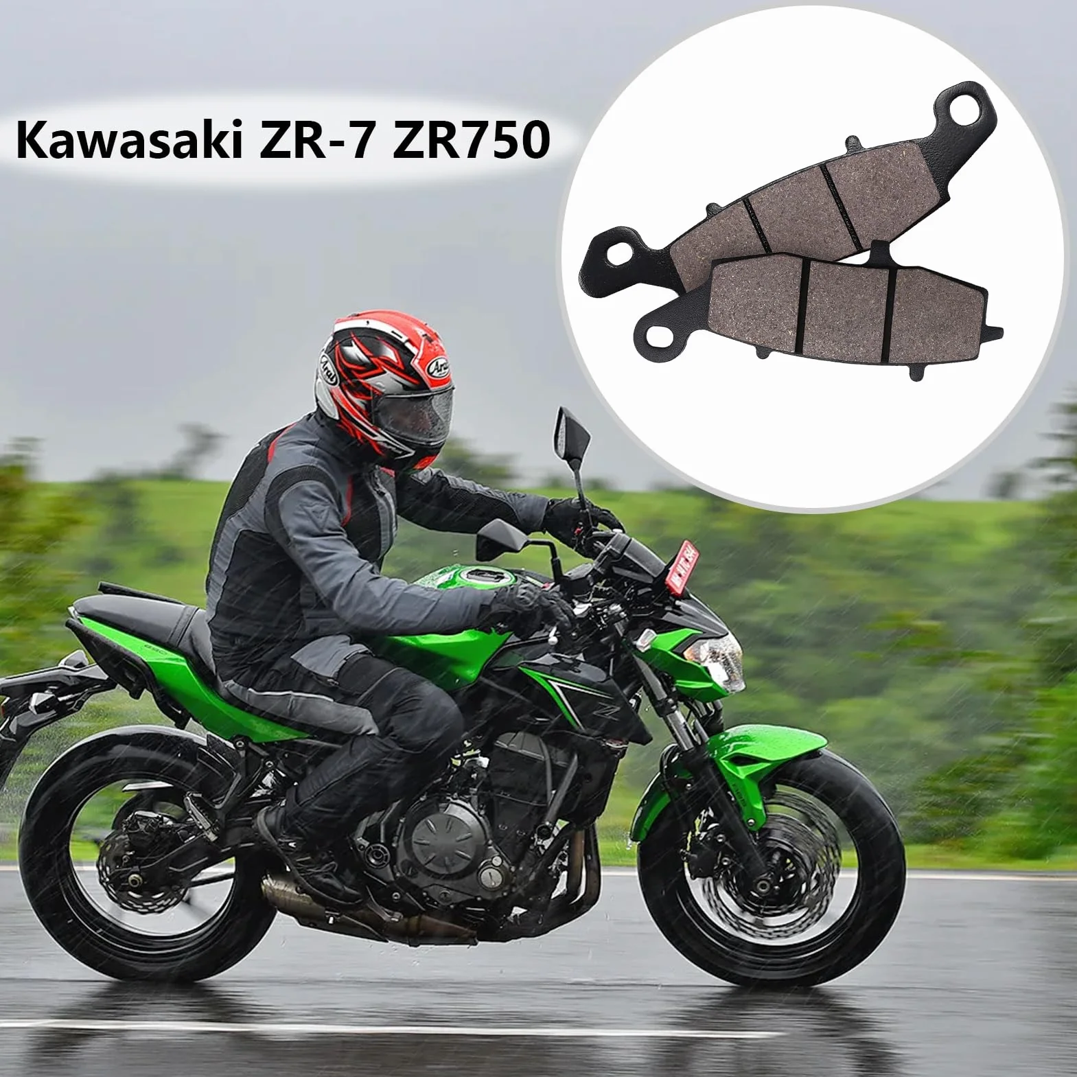 Klocki hamulcowe przednie tylne do Kawasaki ZR-7 ZR750 1999-2004 ZR7-S 2001-2005