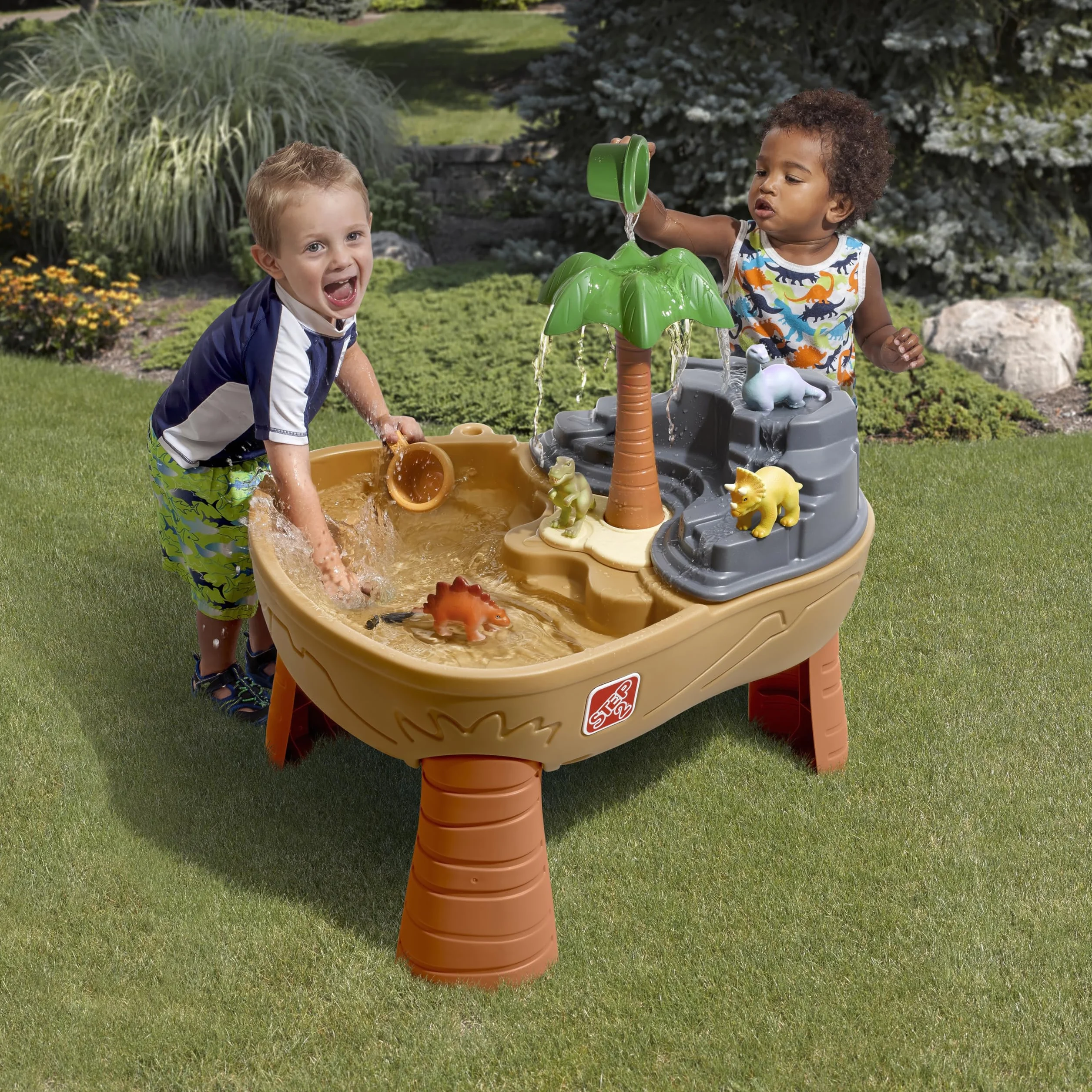 STEP 2 874500 Dino Dig Sand & Water Table, Brown