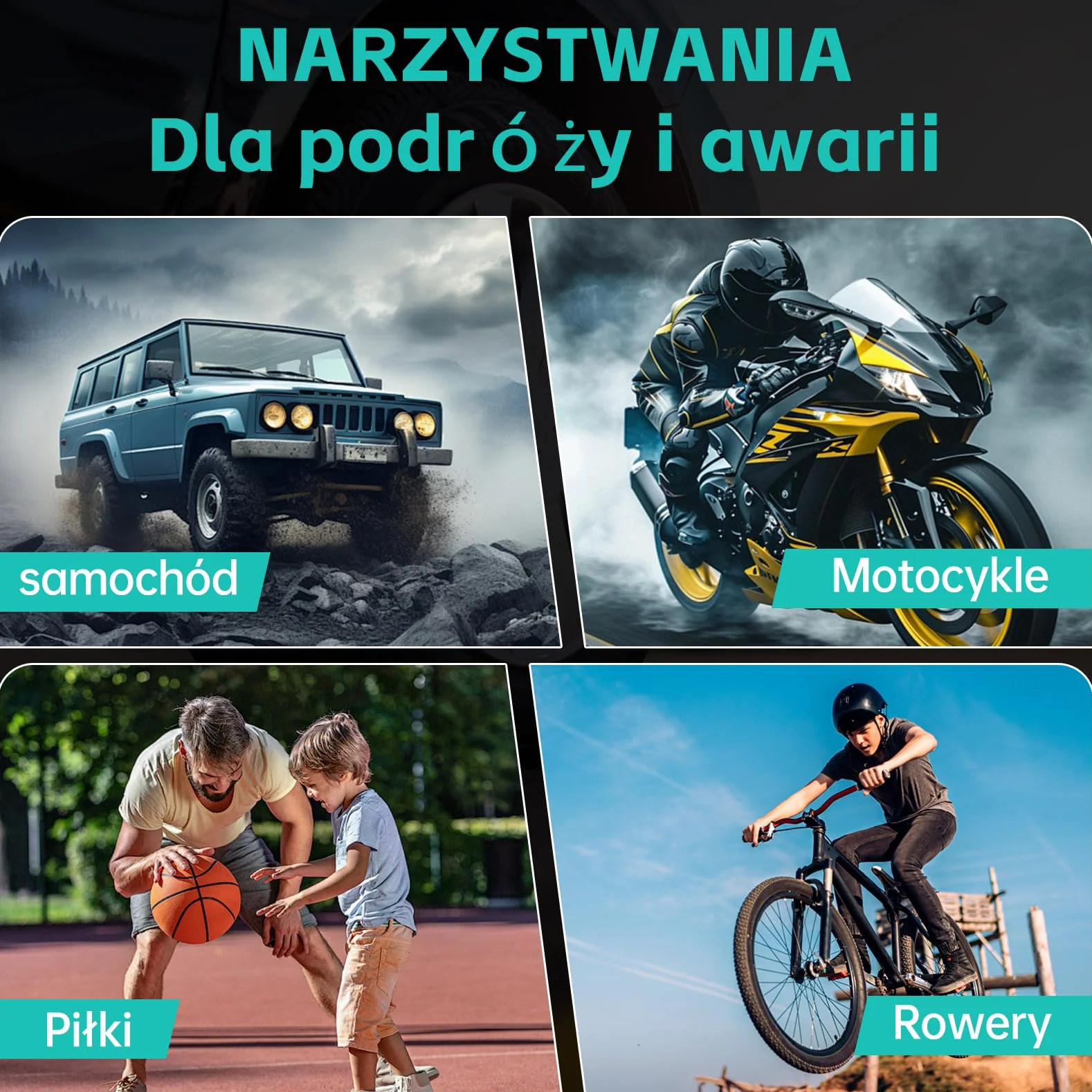 Bezprzewodowa pompka do opon przenośna sprężarka powietrza cyfrowa samochodowych elektryczna Pompa 6000mAh z Podwójnym Wyświetlaczem Preset Pressure AutoStop DC 12 V 150 PSI rowerów/Rower/Motocyk