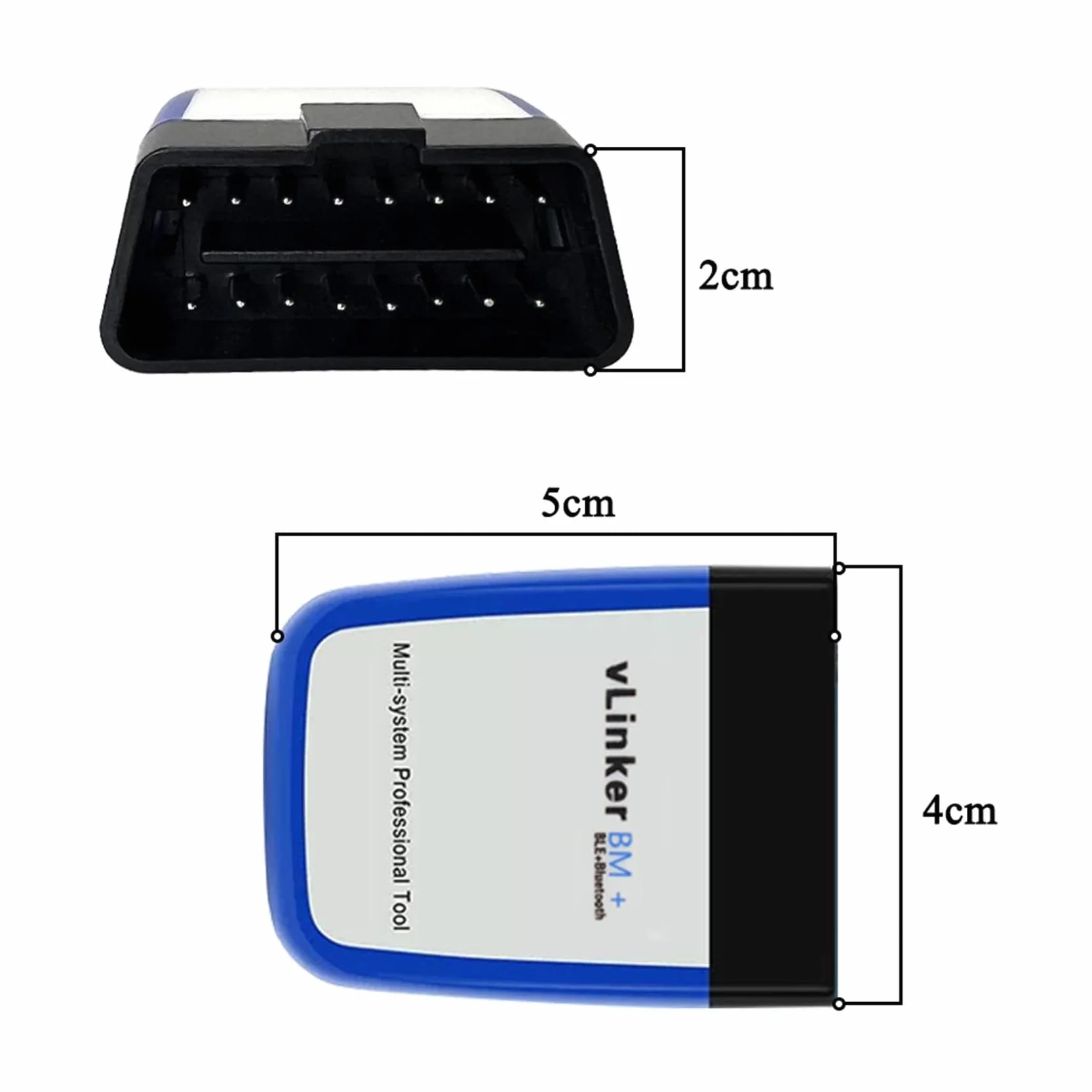 vLinker BM+ OBD2 Bluetooth Diagnostyczne narzędzie skanujące OBDII Skaner samochodowy dla iOS Android Windows BimmerCode
