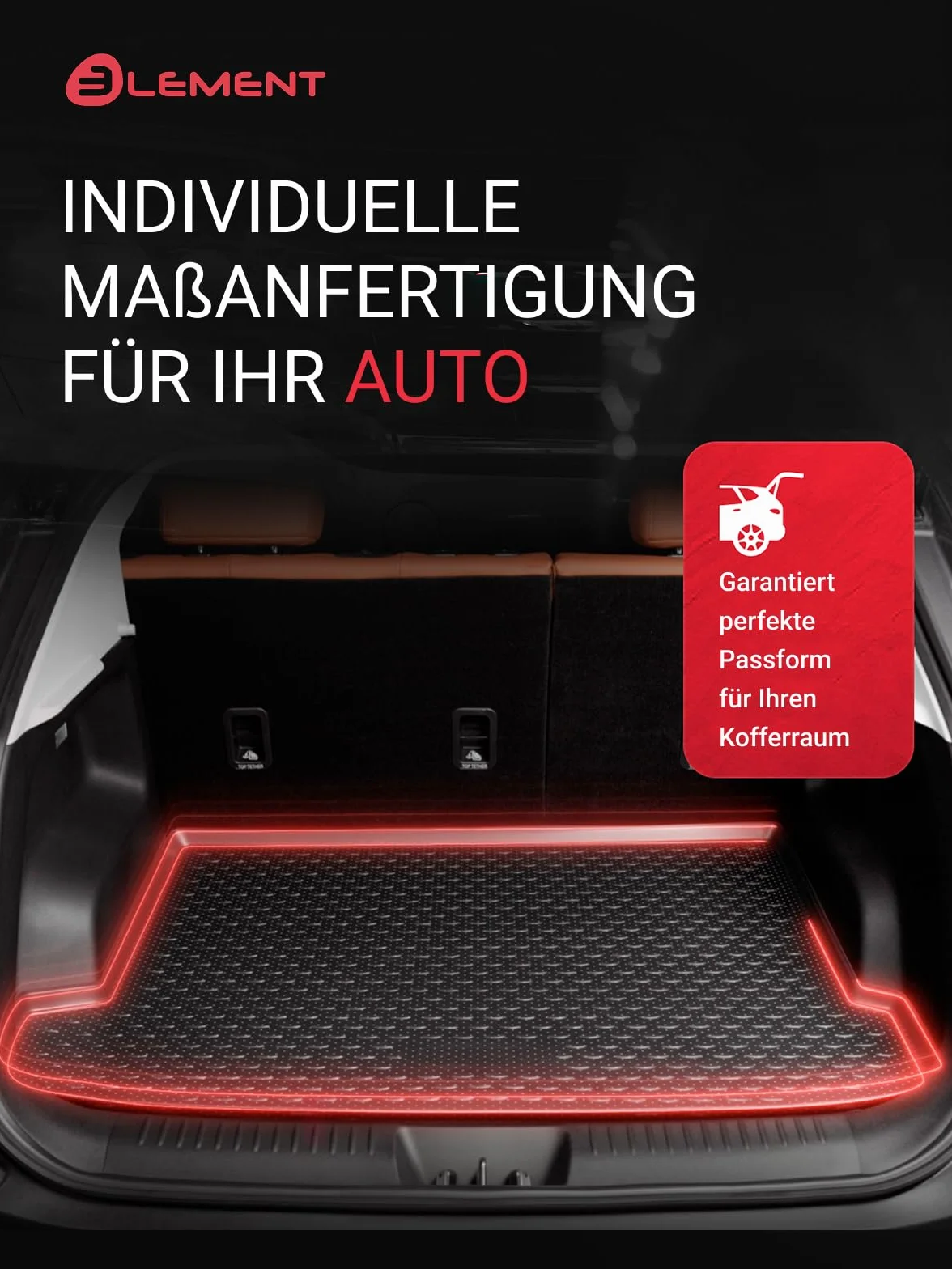 Dopasowana gumowa mata ochronna do bagażnika VOLKSWAGEN Amarok Double Cab pick-up 2010-