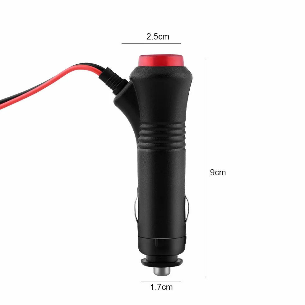 Wtyczka Zapalniczki Samochodowej 12V 24V Męski Adapter 1.5m