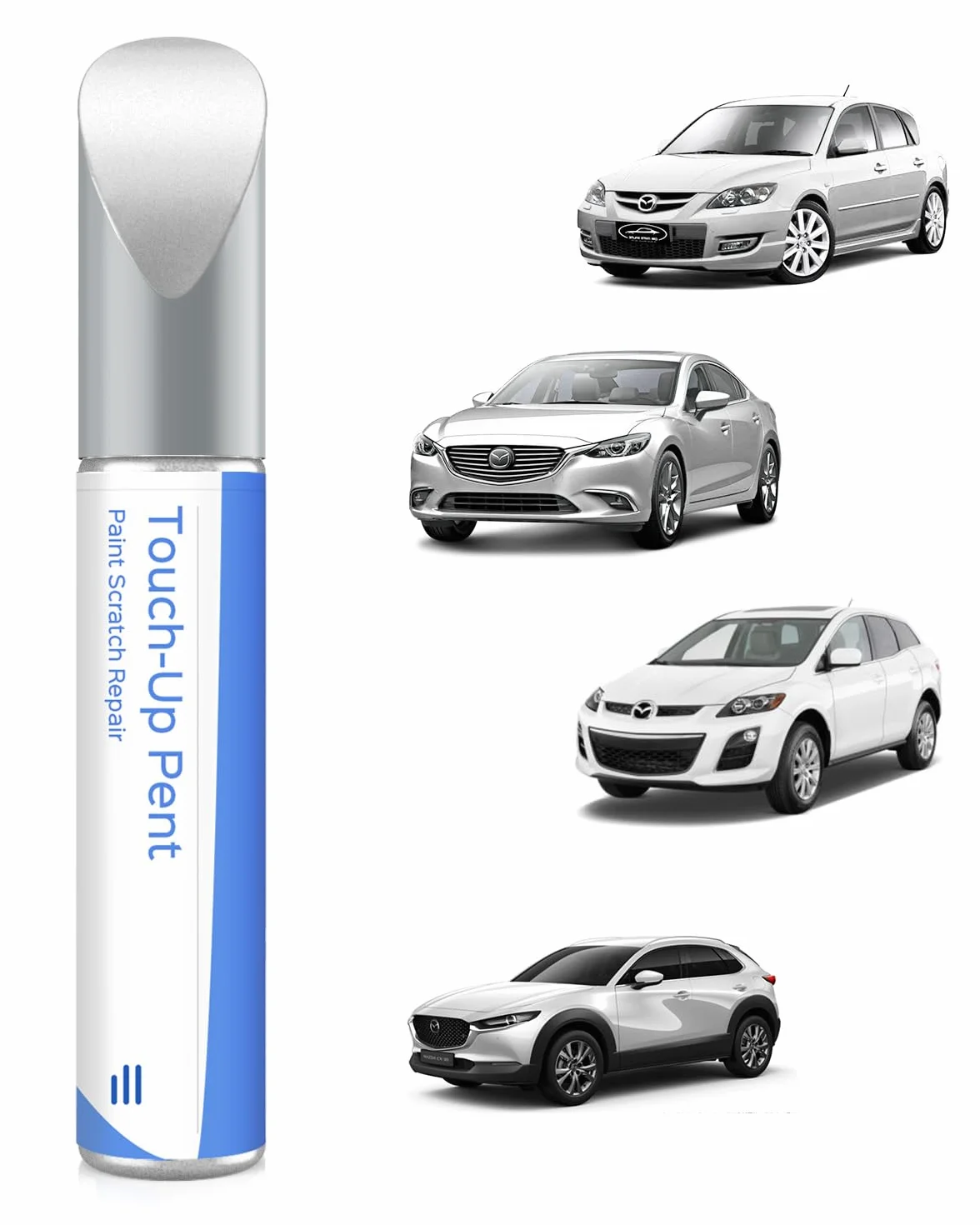 Pisak do lakieru Mazda 25D/26G Snowflake White Pearl Tricoat – Dokładne dopasowanie do wgnieceń i rys
