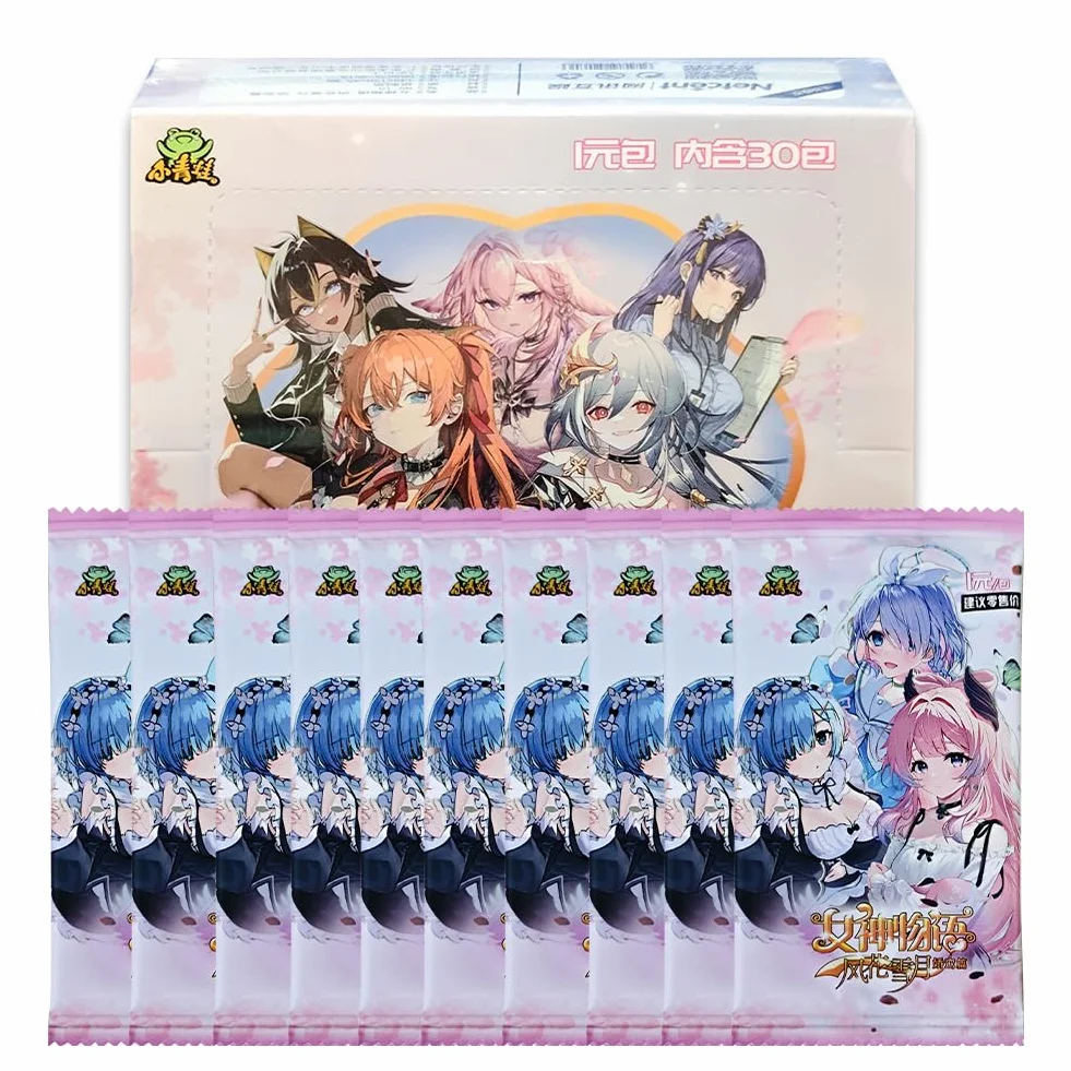 Goddess Story 1YUAN10-10 opakowań, Goddess Girl Waifu Card (NS1-10 Pack)