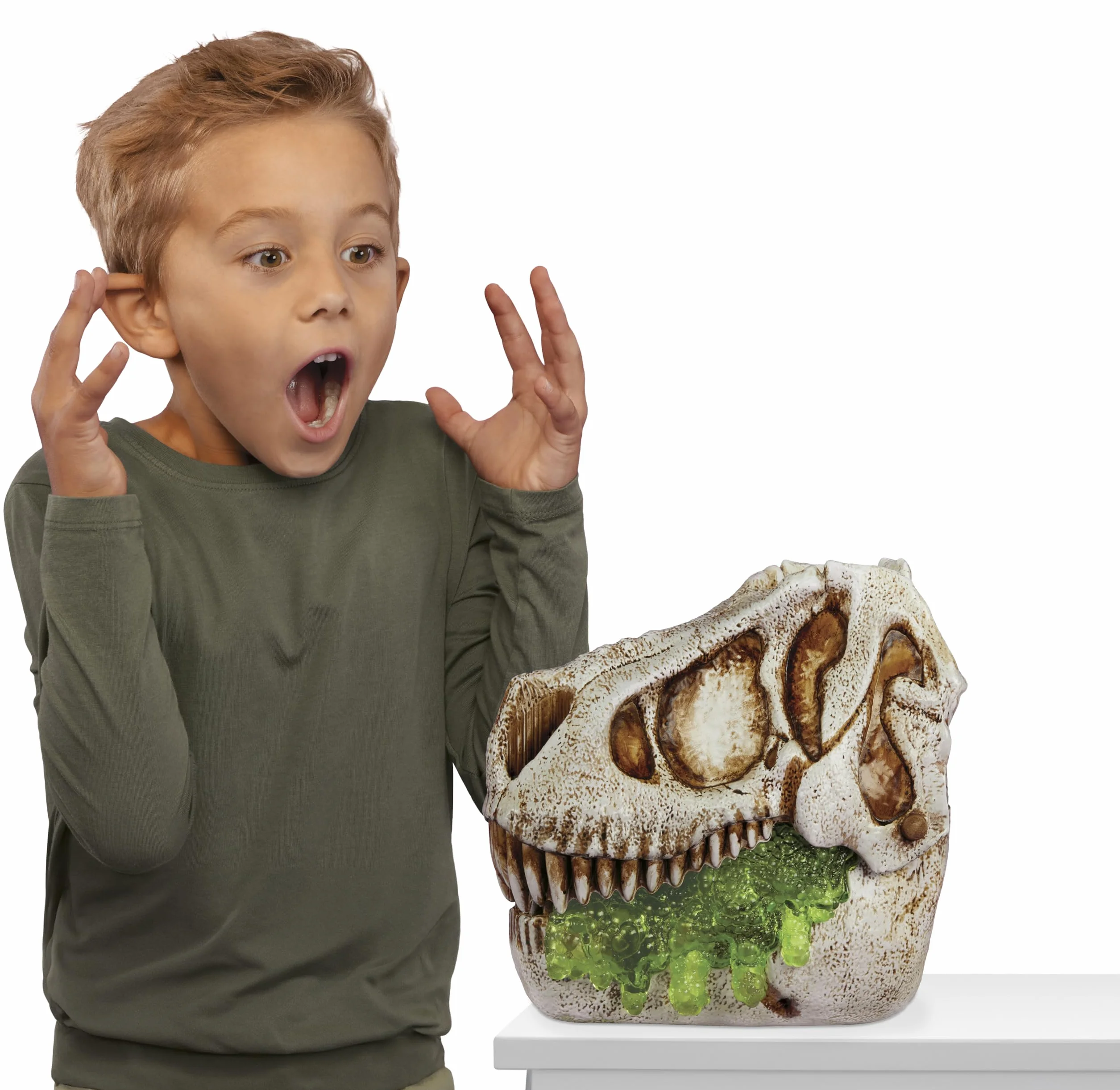 Gross-a-Saurus GrossMos Flying Dino Green - Interaktywne Zabawki z Dinozaurami dla Chłopców i Dziewczynek, dla Kolekcjonerów i Dzieci w Wieku od 6 Lat