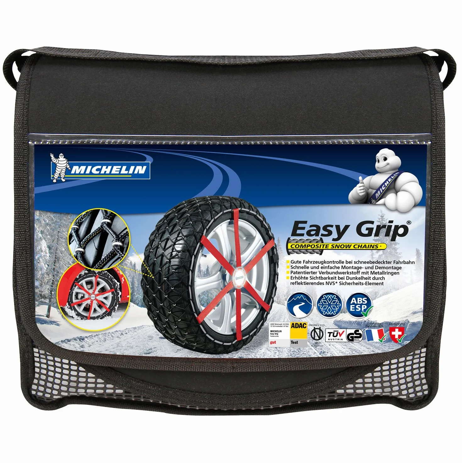 Michelin 7907 Łańcuchy Do Opon, Wielokolorowy, J11