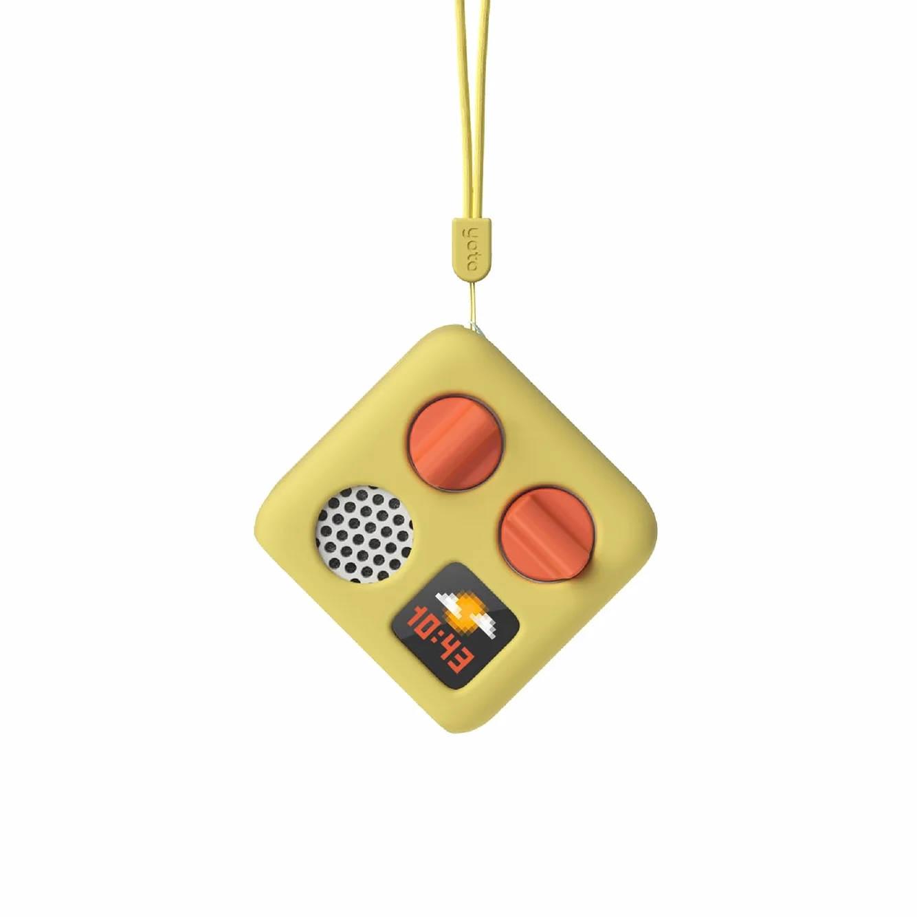 Yoto Mini Adventure Kurtka na żółto z pasującą smyczką nadgarstka Akcesorium dla dzieci Mini audio silikonowy okładka