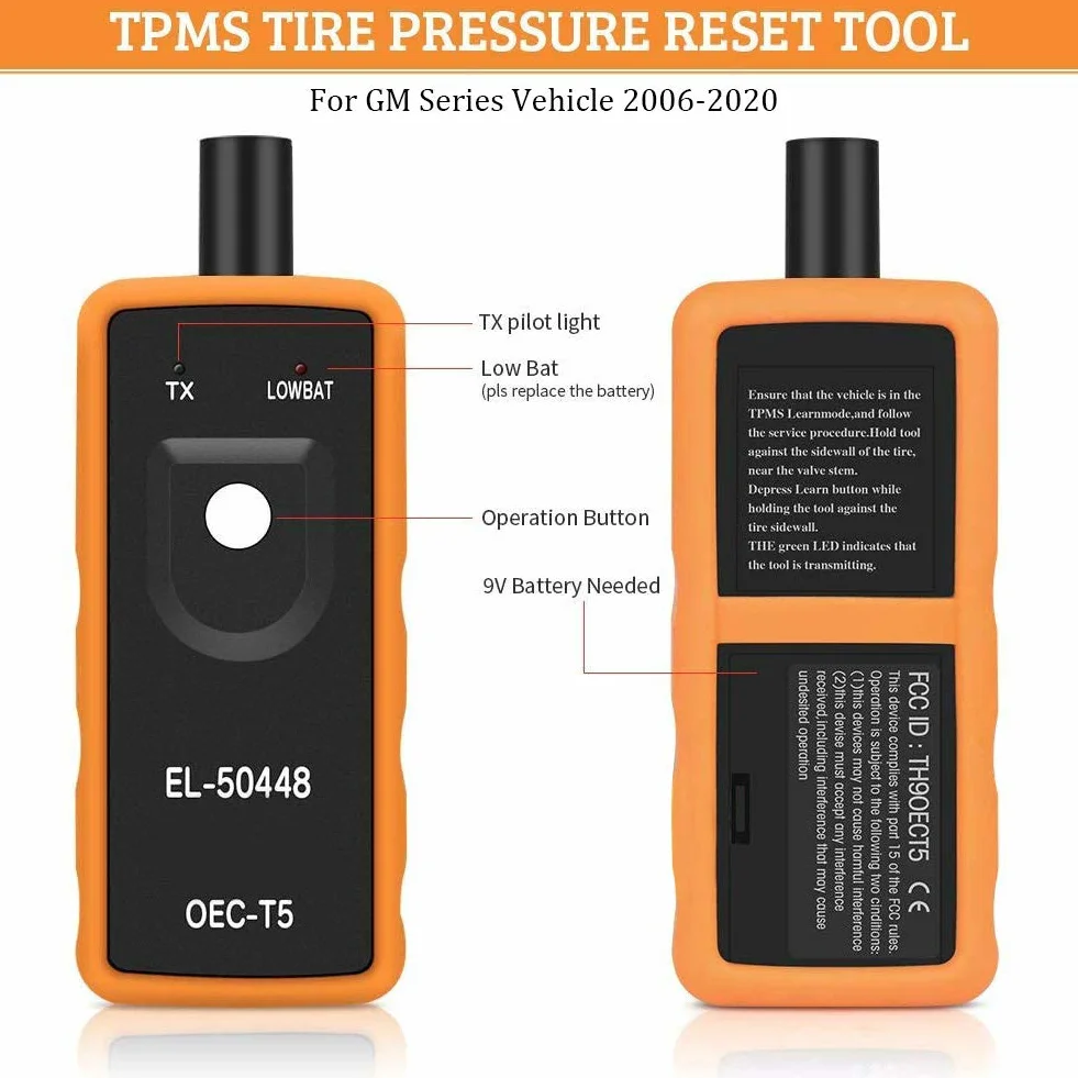 RDKS urządzenie do nauki TPMS Relearn Tool system monitorowania ciśnienia w oponach czujnik ciśnienia w oponach Tyre Valve Activator (EL-50448 do Opel GM Series Vehicle 2006-2020)