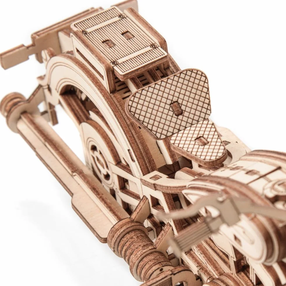 Little Story Drewniane puzzle 3D motocykl zestaw do samodzielnego montażu – model z wysokiej jakości drewna z precyzyjnymi detalami, idealna dekoracja i ekscytujące przeżycie puzzle (Comanche)
