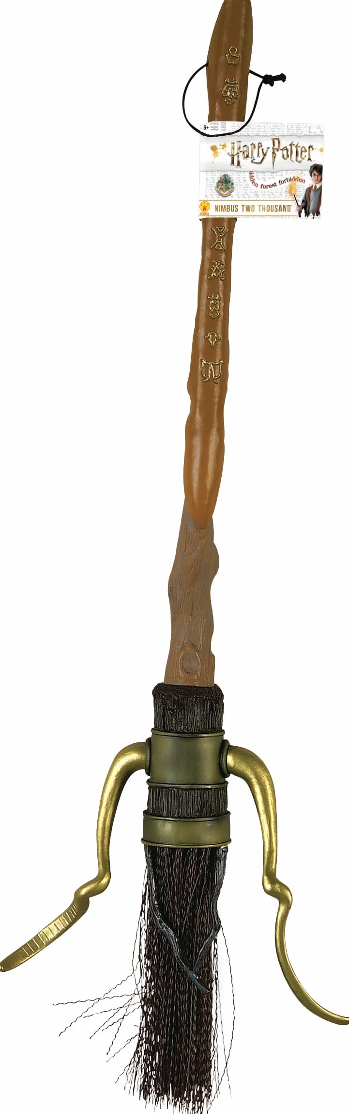 Rubie's Magiczna miotła, oficjalne akcesoria Harry'ego Pottera, Quidditch, Firebolt Broom, nieinteraktywne, tworzywo sztuczne