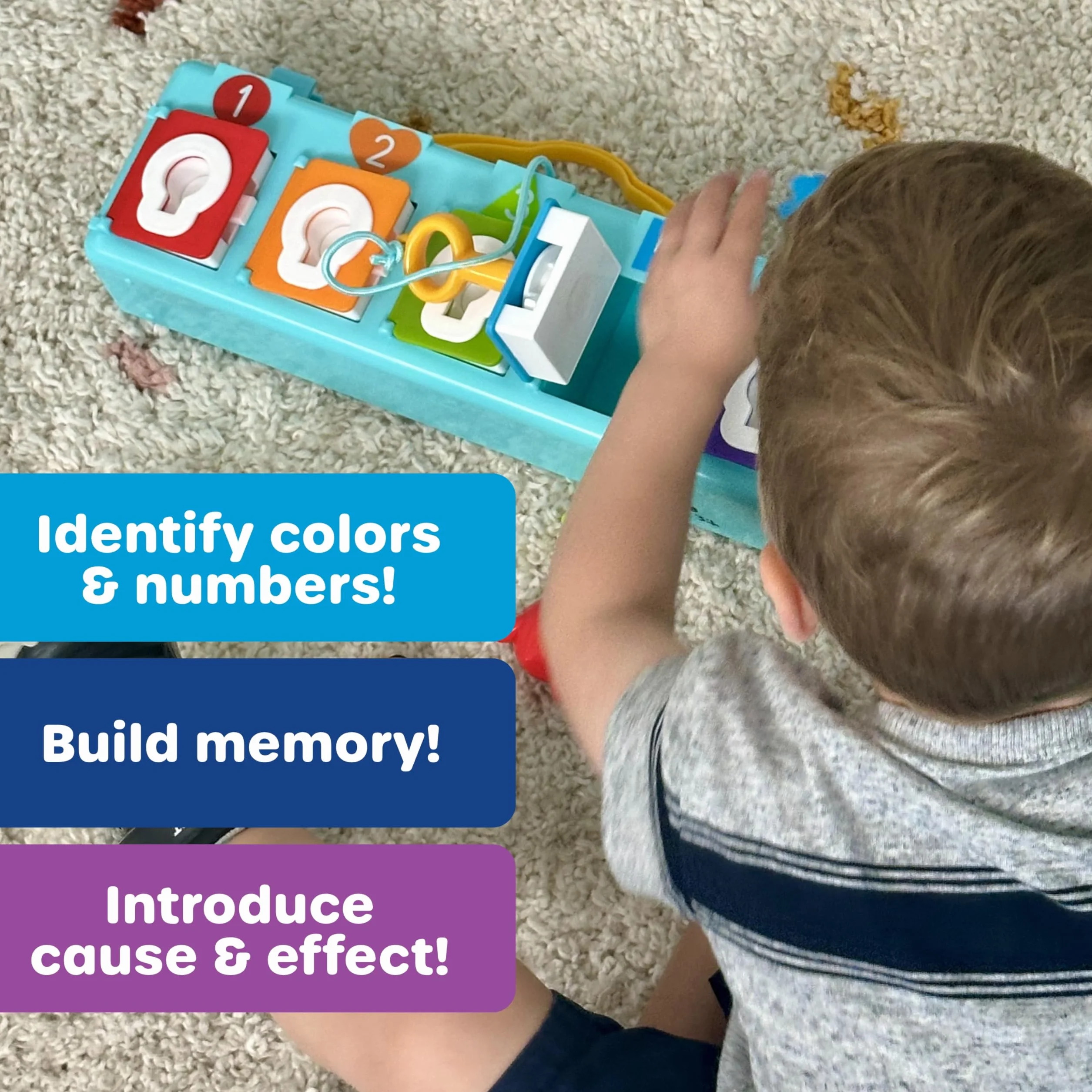 Learning Resources Zamek i klucz domek – 6 sztuk do jazdy i liczenia