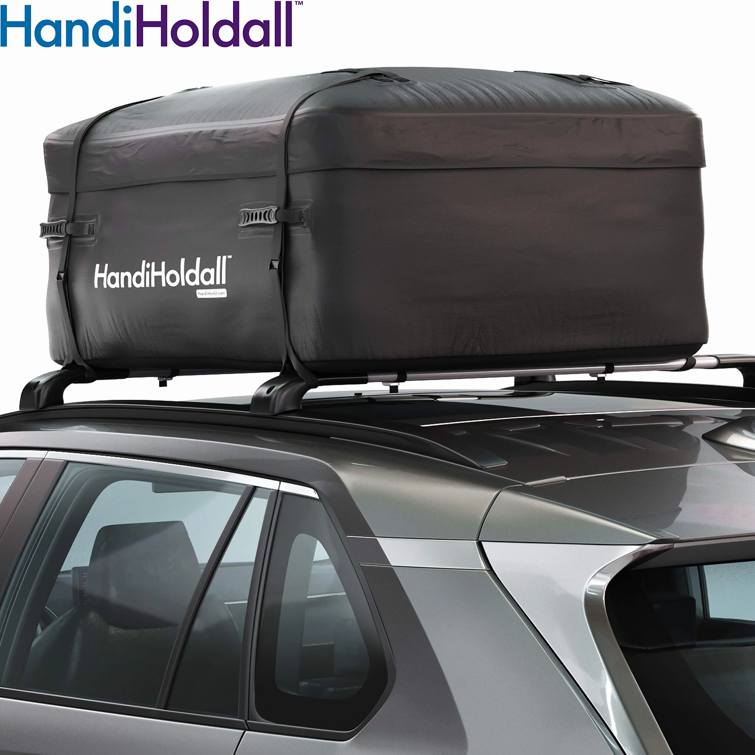 HandiWorld HandiHoldall Extra Large 400 Litres Waterproof Foldable Roof Bag Black