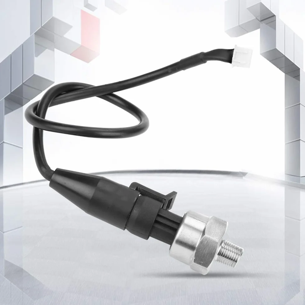 1pc 1/8NPT Przetwornik Ciśnienia DC 5V Czujnik Ciśnienia Gwint Czujnik ze Stali Nierdzewnej do Wody Powietrze Gaz Opałowy Olej Napędowy(150PSI)