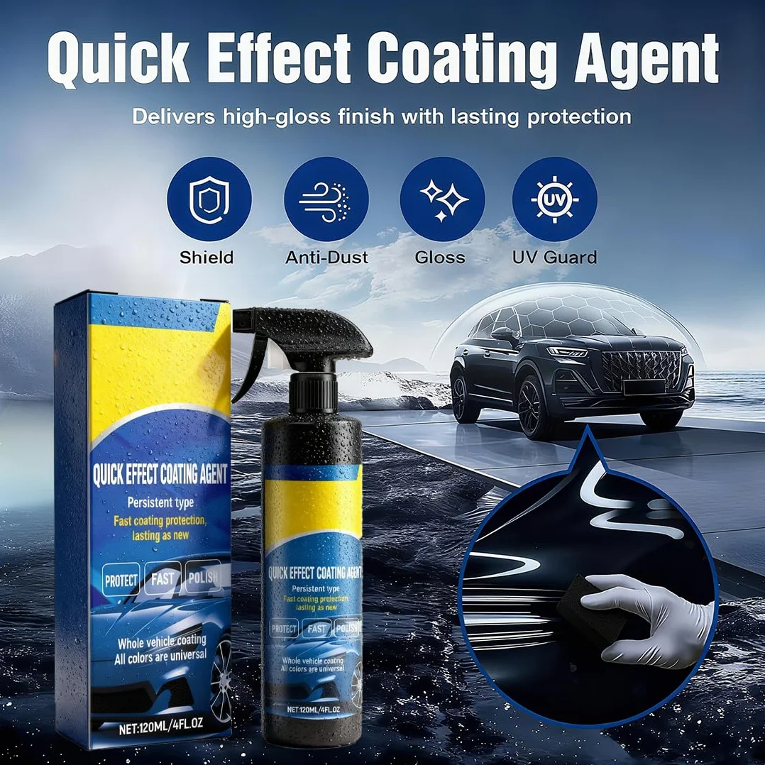 Quick Effect Coating Agent 3 w 1 spray do lakierowania ceramicznego połysku i ochrony lakieru