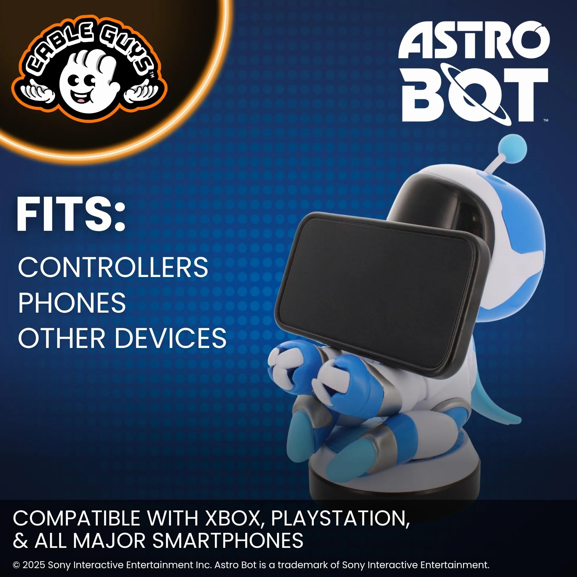 Cableguys PlayStation Gaming Astro Bot figurka - uchwyt na kontroler lub smartfon