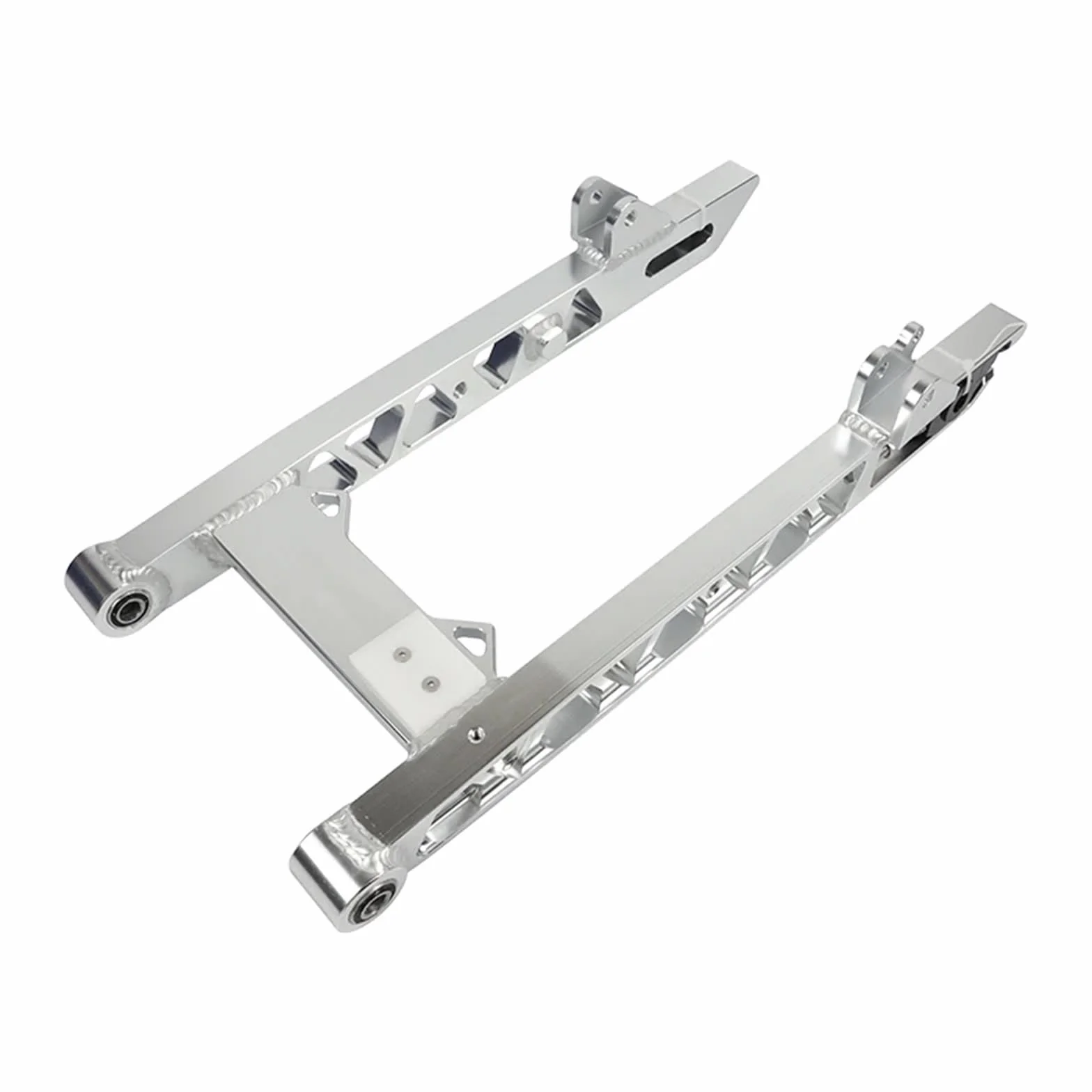 szpule motocykla wahacz Motocykl Jednostronny Wahacz Zmodyfikowany Tylny Płaski Widelec Wahacz Aluminiowy Stop wahacza wahacz(Silver)