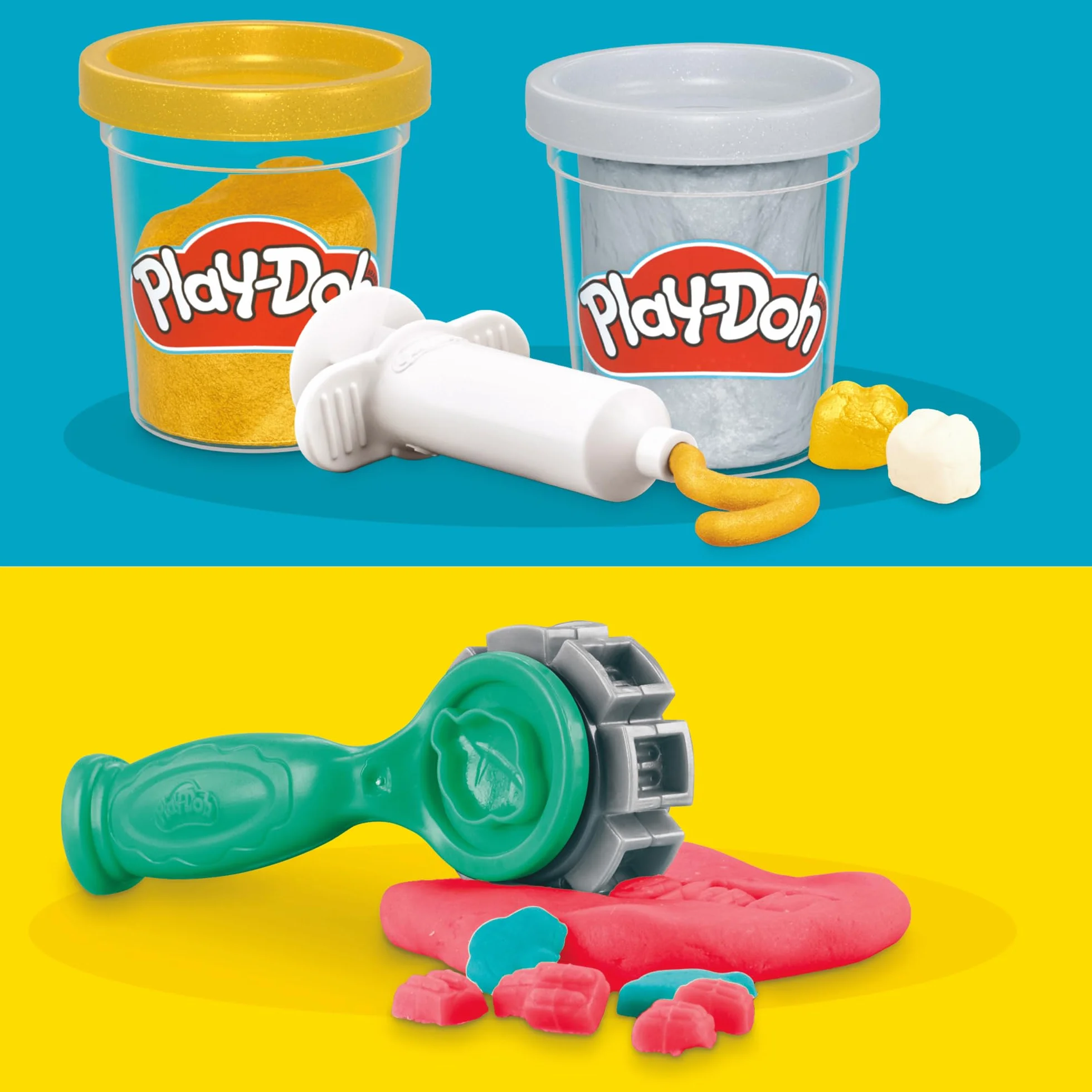 Play-Doh Drill'N'Fill Dentist Drill'N'Fill Dentist Zabawka z Ciastoliną, Wielokolorowy, Od 3 lat