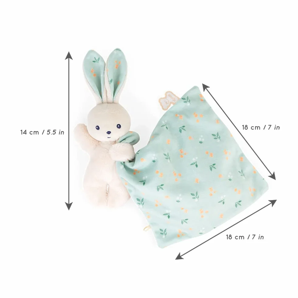 KALOO Kwadrat miękki miękki królik bukiet cytrusów 17CM