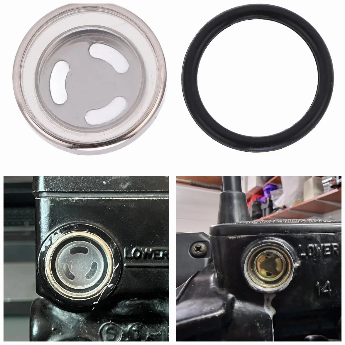 Uniwersalny Zbiornik Wziernik Hamulca Głównego Sprzęgła 18mm Zamiennik Suzuki