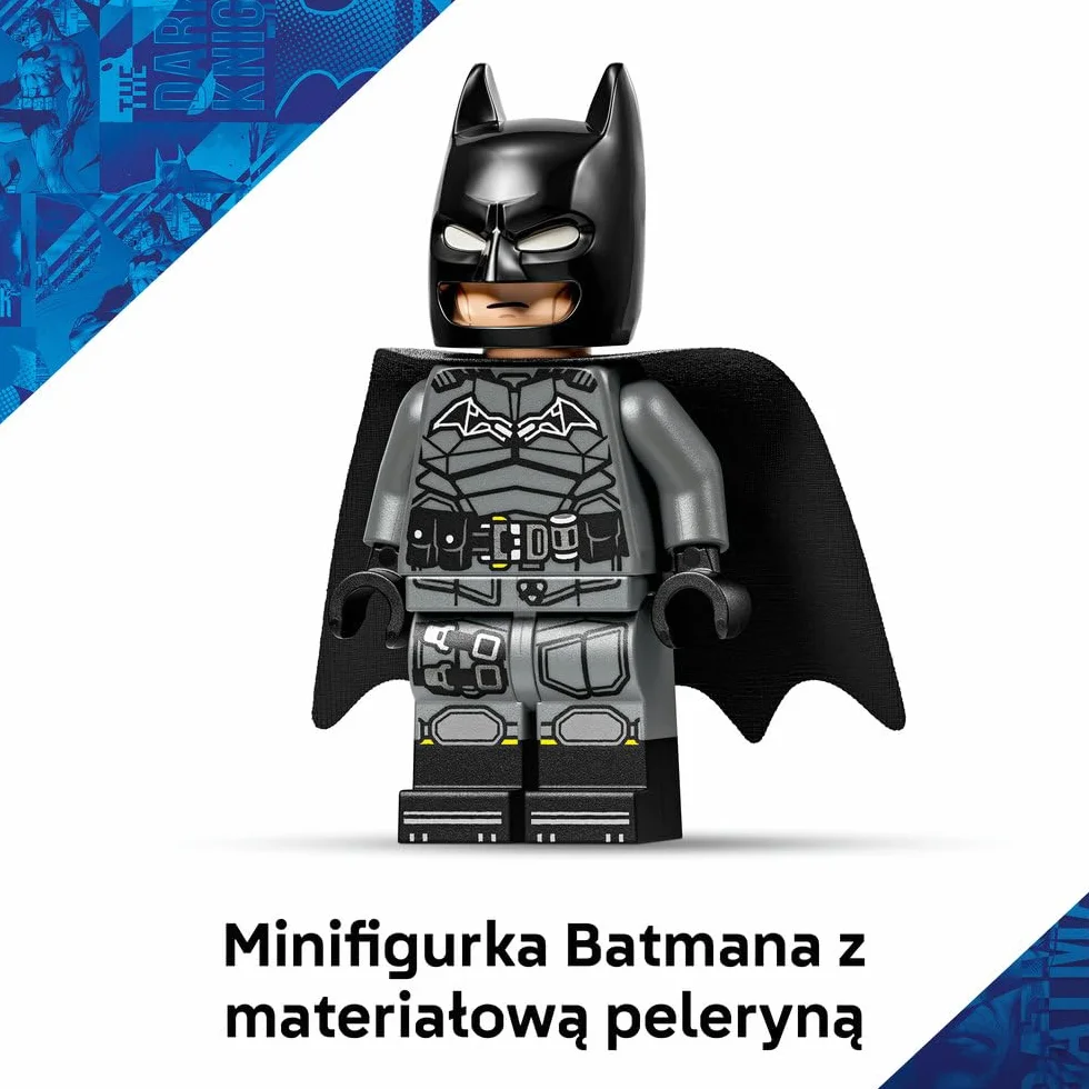 LEGO DC Batman: Batmobil z filmu Batman, samochód superbohatera i minifigurka, pomysł na prezent dla chłopców i dziewczynek w wieku od 9 lat, kolekcjonerski model na 20-lecie 76332