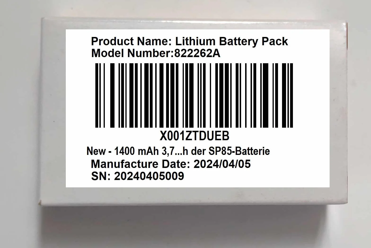 Akumulator zamienny 1400 mAh 3,7 V do Sena Outrush Bluetooth, SP148 SP85