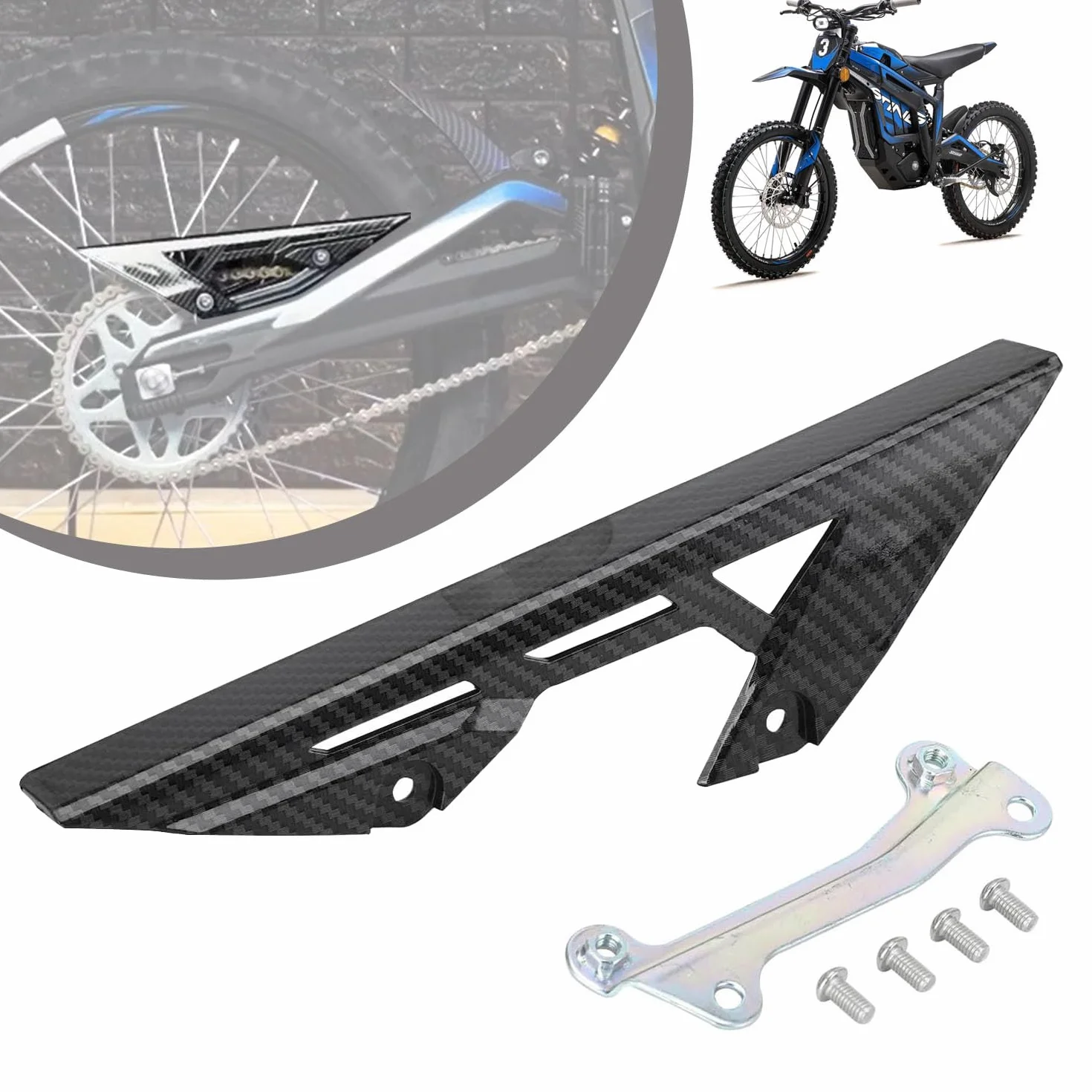 Osłona łańcucha motocyklowego z włókna węglowego do Talaria Sting MX3/MX4/MX5