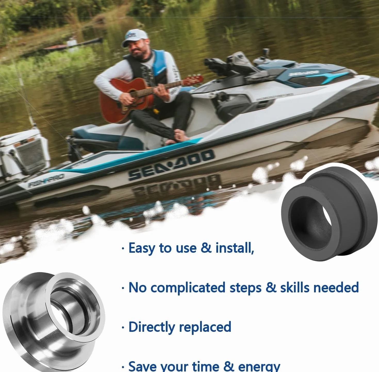 Do Sea Doo Carbon Seal Drive Line Rebuild Kit Boot 717 720 787 800 951 SPX XP GTX GSX