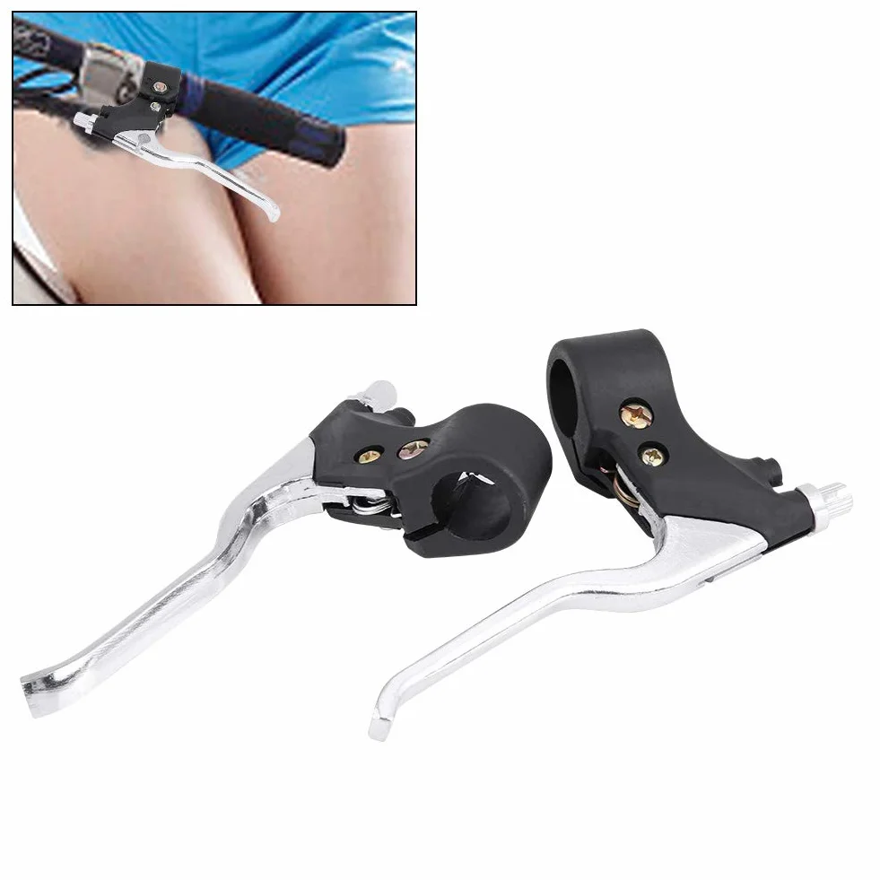 Akozon 2 sztuk 22mm / 7 / 8in uniwersalna dźwignia hamulca na kierownicę do mini kieszonkowy motor terenowy ATV