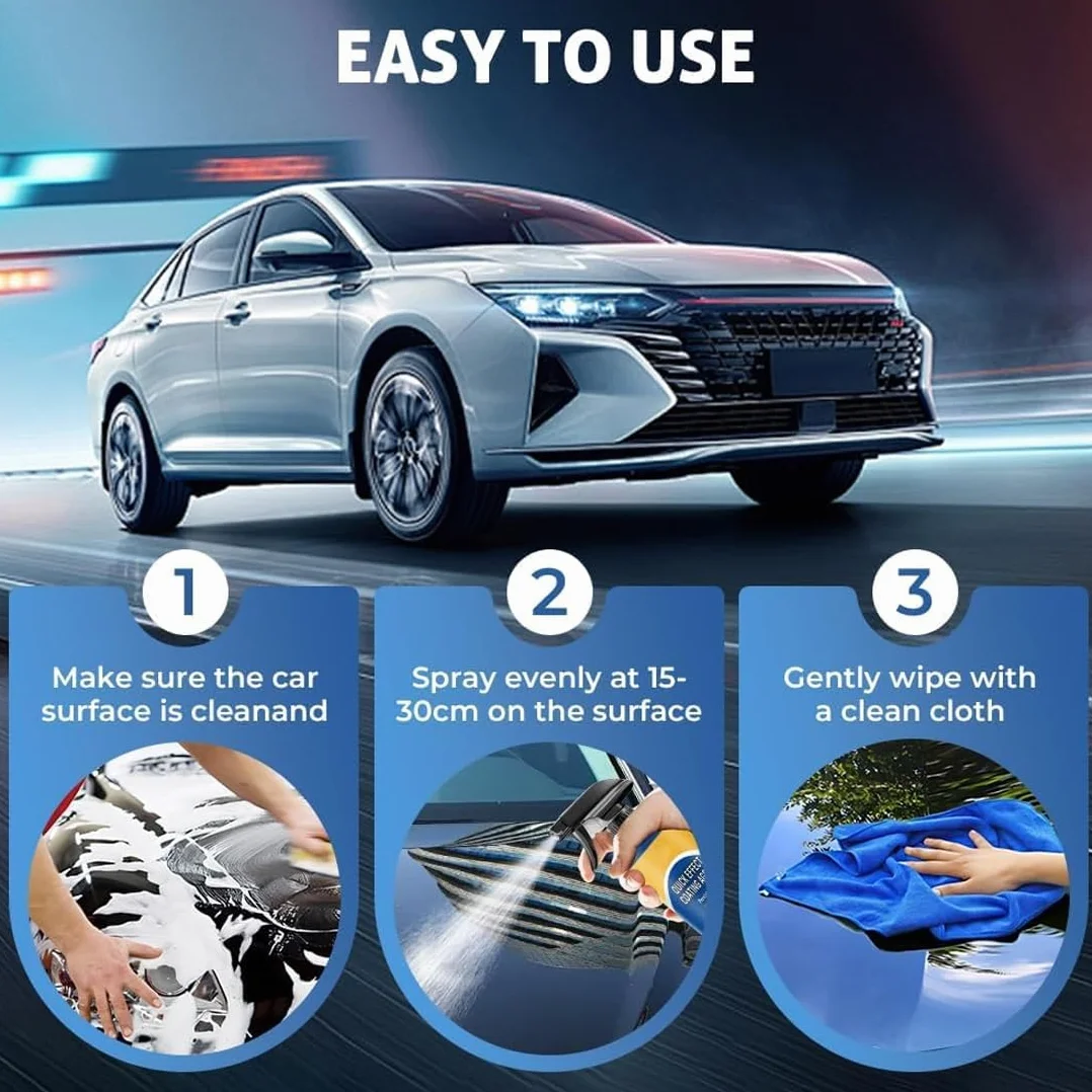 Quick Effect Coating Agent 3 w 1 spray do lakierowania ceramicznego połysku i ochrony lakieru