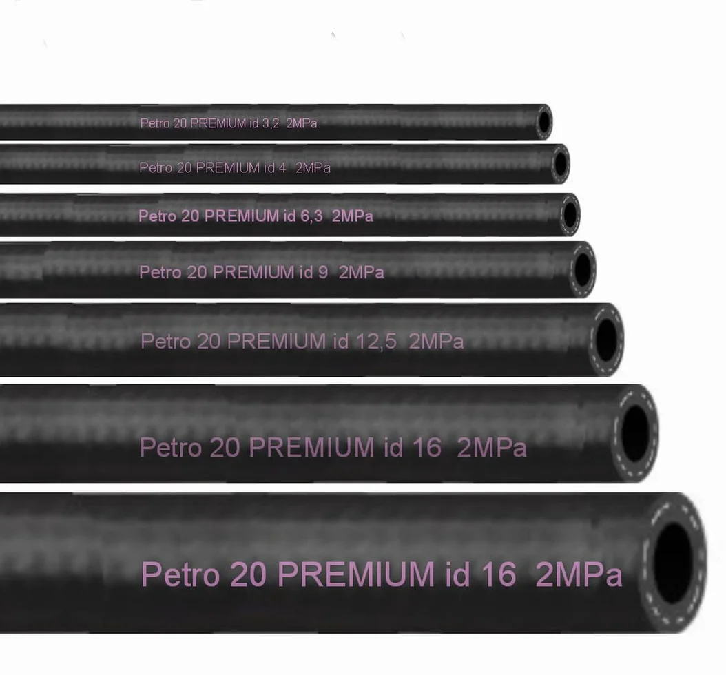 Wąż paliwowy 2MPa 4mm x 10,6mm do benzyny oleju napędowego