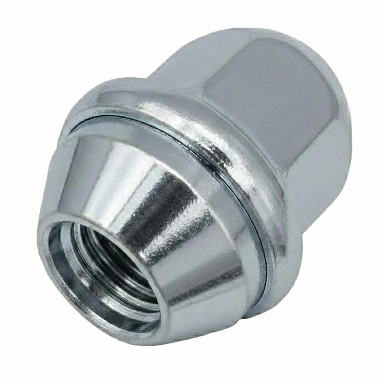20 x nakrętek do kół M12x1,5 60° stożkowy kołnierz zamknięty – SW 19 mm – wysokość 31 mm – chromowane z nasadką ze stali nierdzewnej – zestaw nakrętek do felg aluminiowych – stożkowe