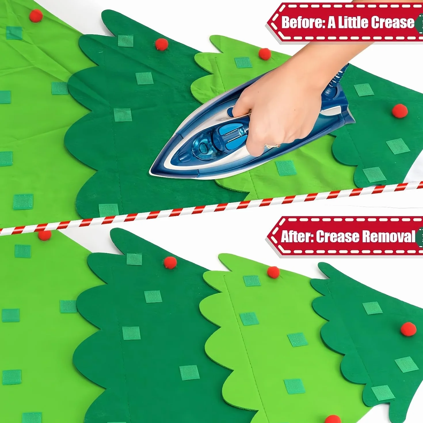 Kiuiom Filcowa choinka bożonarodzeniowa dla dzieci, DIY filcowe drzewo bożonarodzeniowe z wiszącymi ozdobami, prezent dla dzieci na Boże Narodzenie DIY, noworoczne dekoracje do drzwi i ścian
