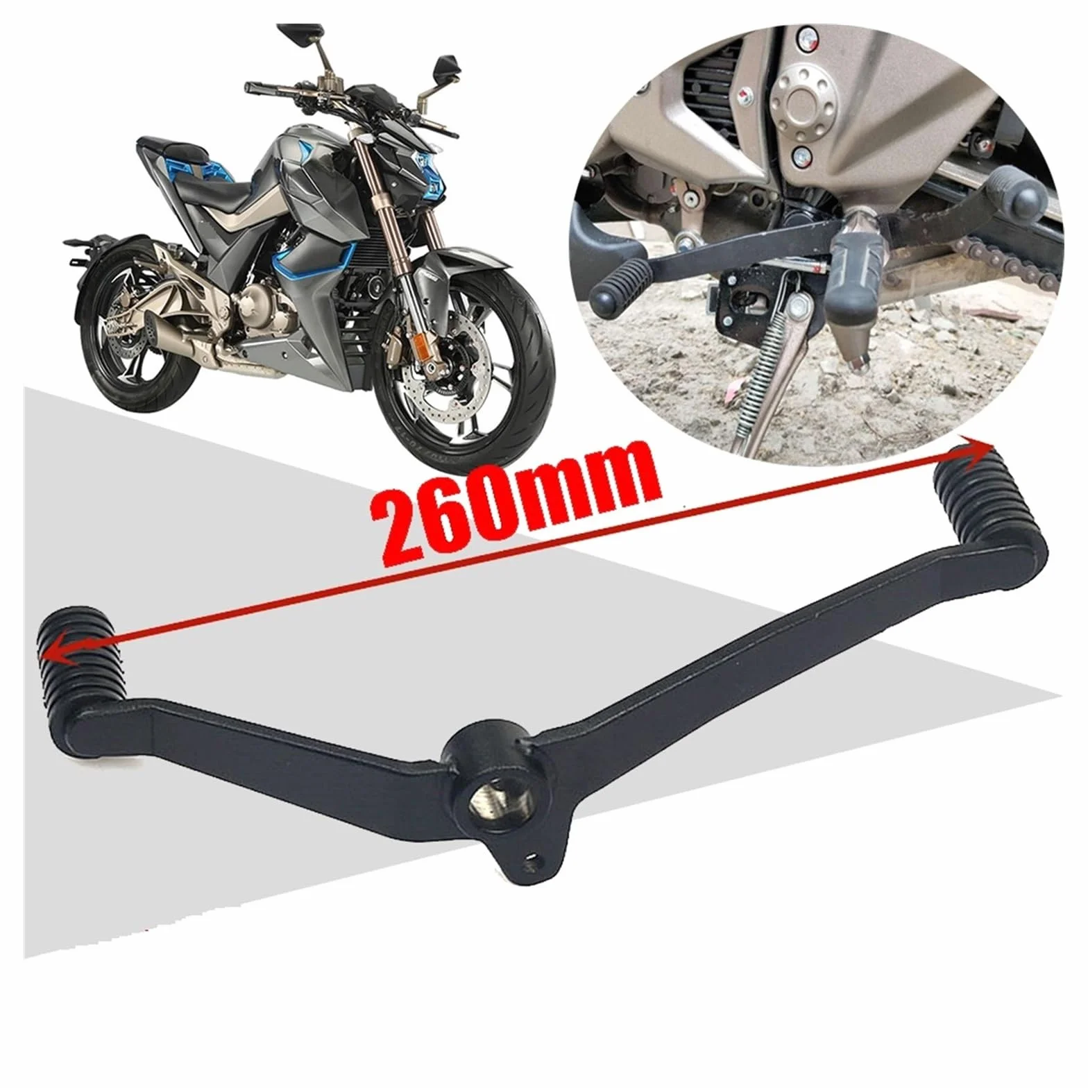 Części motocyklowe Dźwignia zmiany biegów Pedał Dźwignia zmiany biegów Stopka zmiany biegów Akcesoria kompatybilne z Zontes G1-125 ZT125 U U1 125 Z2 U125 Z2-125