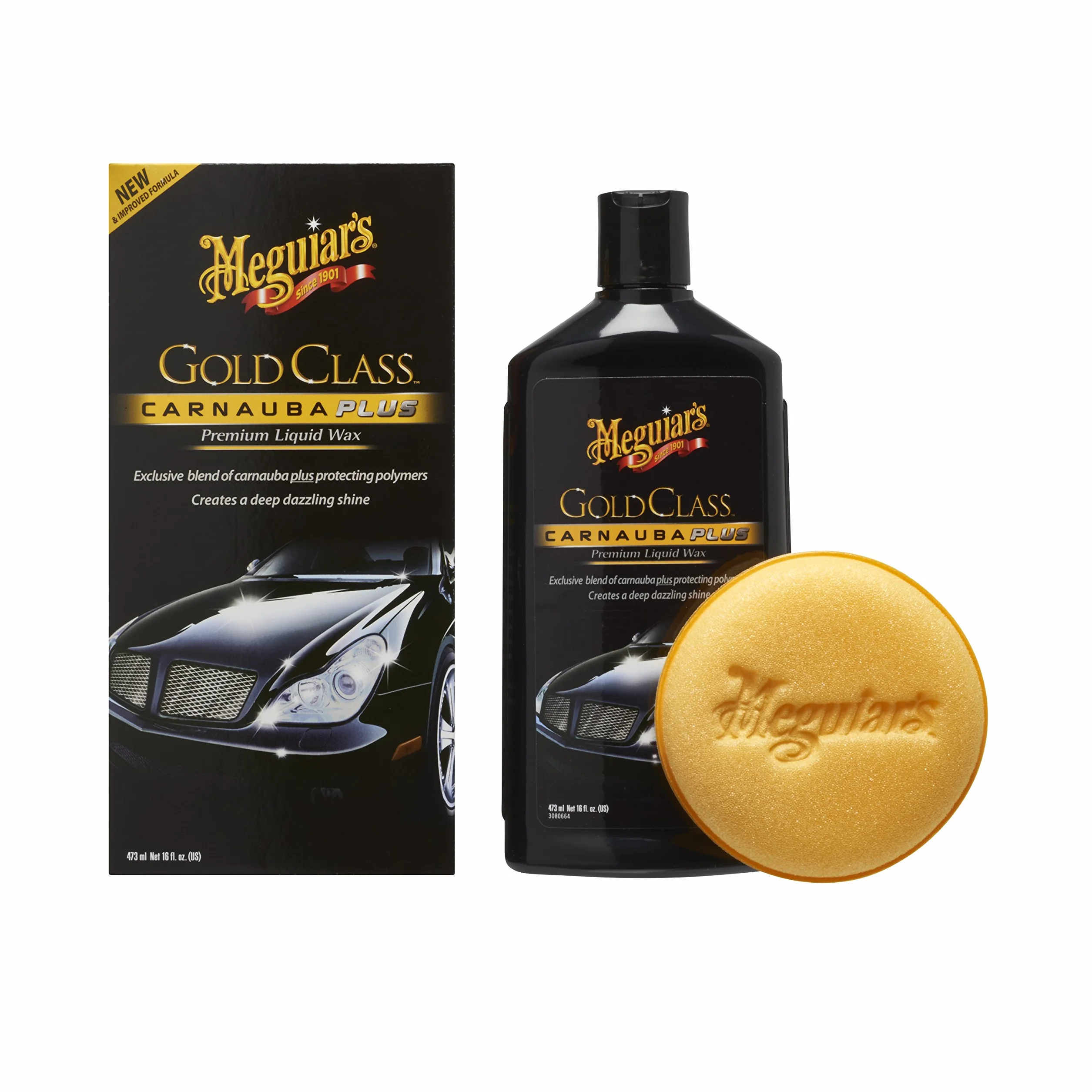Meguiar's G7016EU Gold Class Carnauba Plus Premium Liquid Wax 473 ml