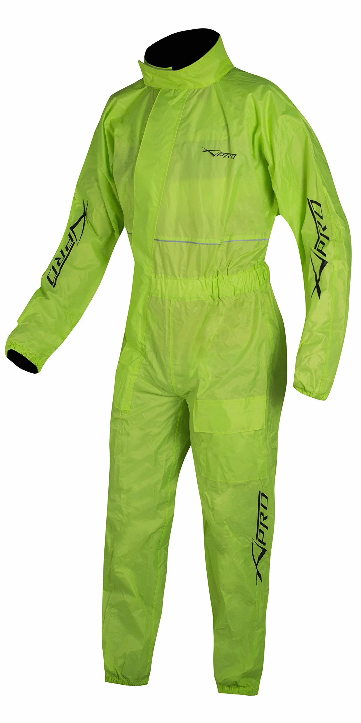 A-Pro Motocyklowy wodoodporny Full Body Rain Suit Fluo XXL