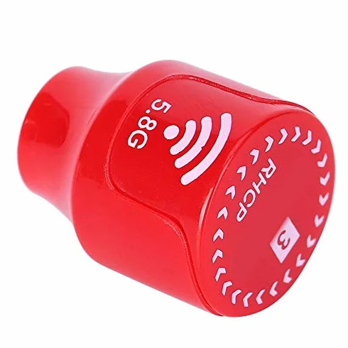Antena 5,8 GHz, antena o wysokim wzmocnieniu 3Dbi LHCP do wyścigowych dronów, części RC, akcesoria (czerwony otwór wewnętrzny), akcesoria modelarskie