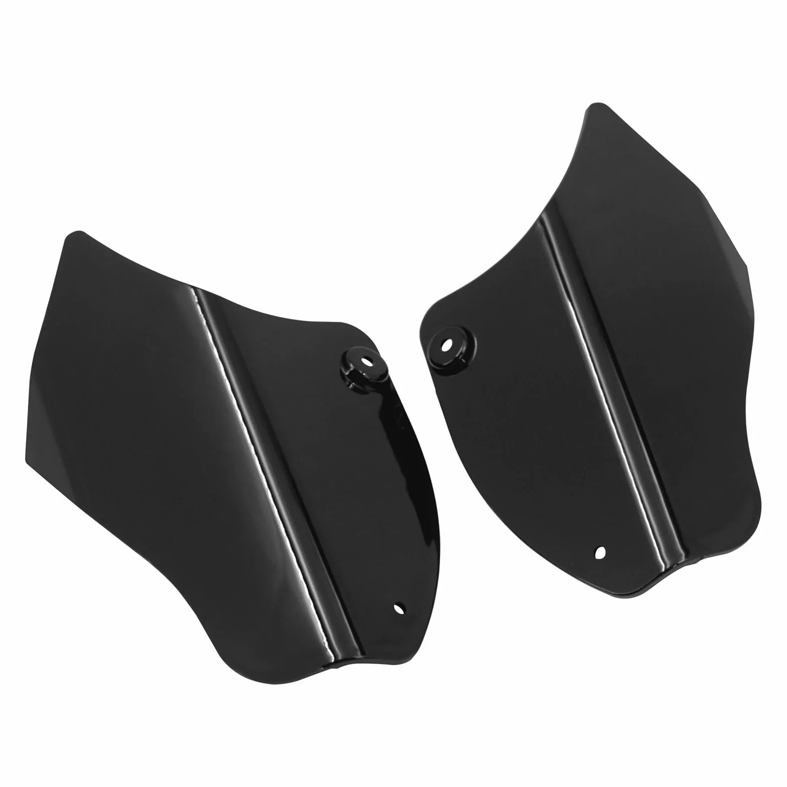 Deflektor motocyklowy Saddle Air Heat ShieldsAB Reflective do Harley Softail Breakout Fat Boy HeritageDeluxeFLHC00-2017 Przednia szyba motocyklowa(Air Deflector A)