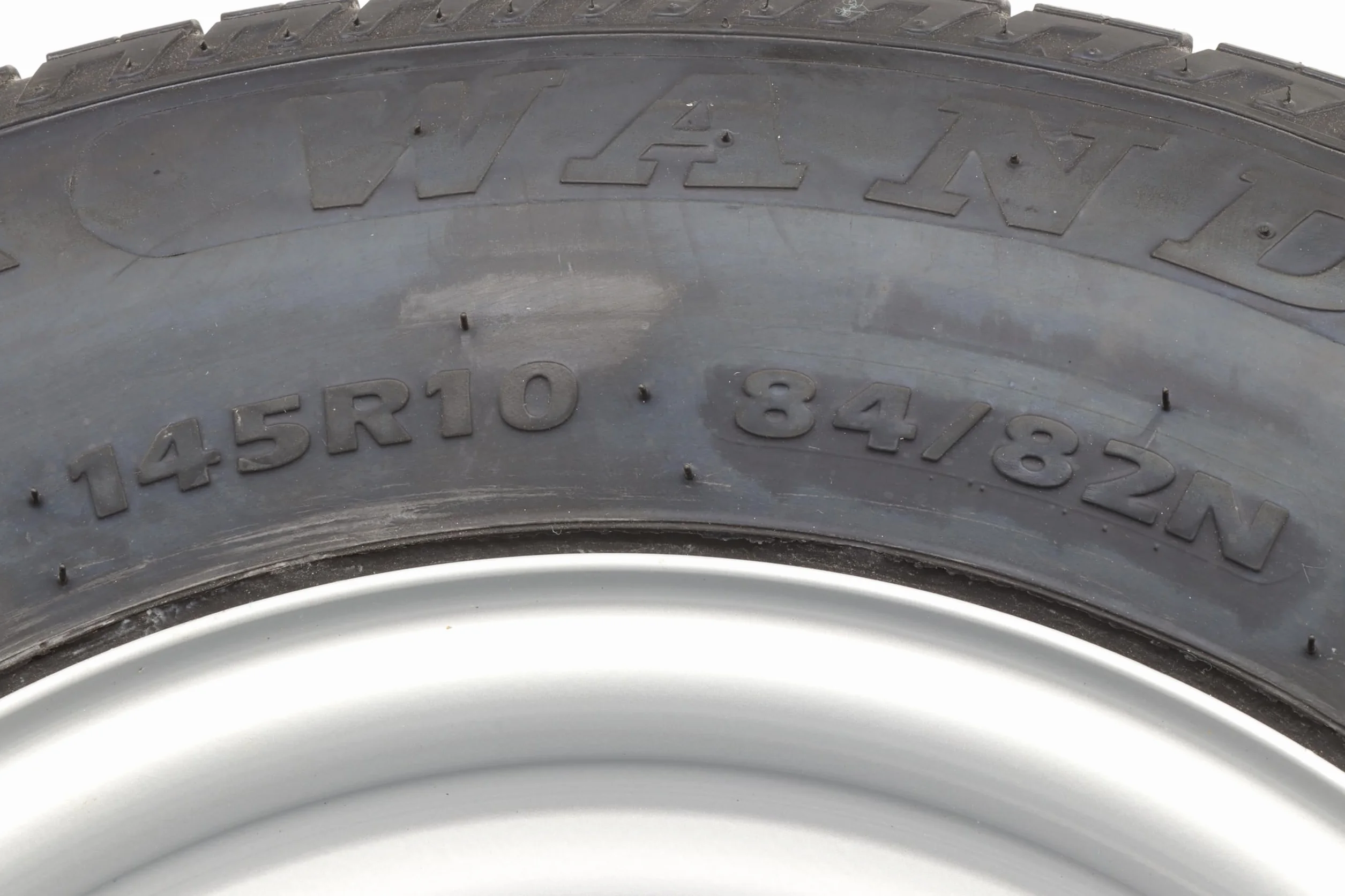 trailer parts4u Koło przyczepy 145/80R10, kompletne koło 145R10, 145/10 LK 100x4, felga 3,50x10 145 10