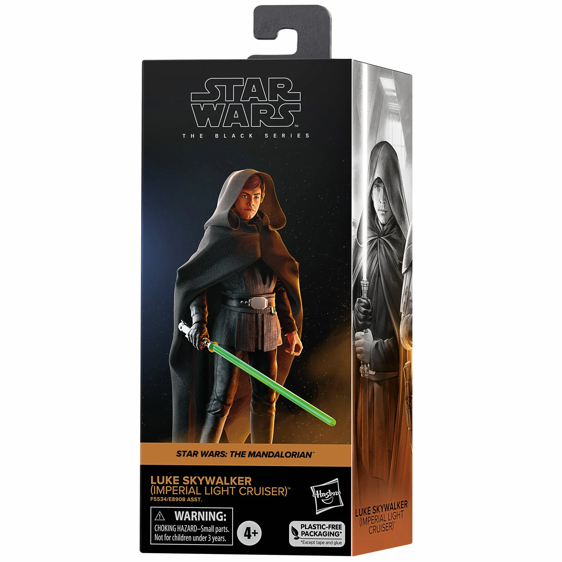 Star Wars Hasbro The Black Series Luke Skywalker (Imperial Light Cruiser) figurka sportowa (Circa 15 cm) do The Mandalorian, zabawka dla dzieci od 4, Multi, F5534