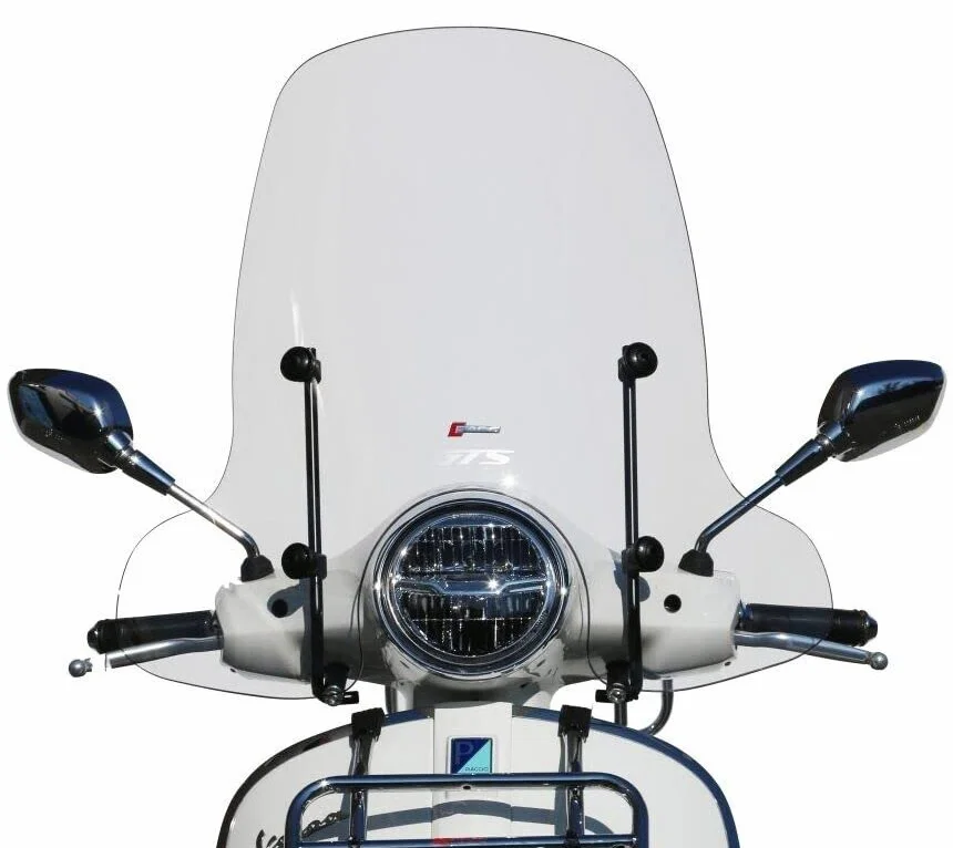 Faco Szyba przednia kompatybilna Piaggio Vespa GTS 125-300 2023 szkło przezroczyste