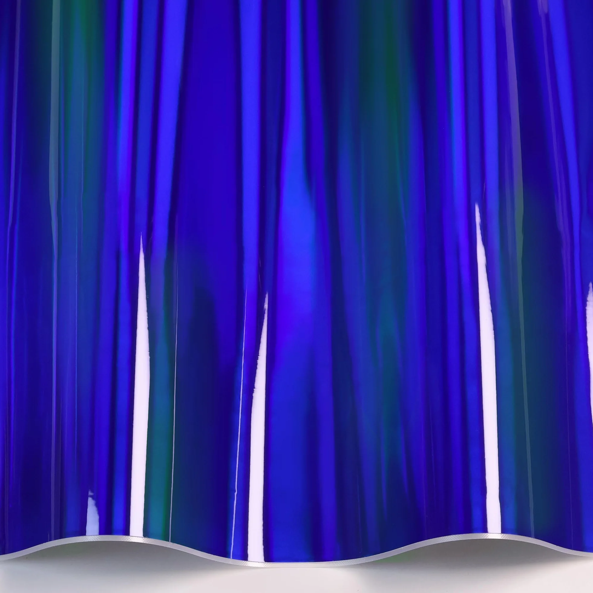 Holograficzna laserowa niebieska folia winylowa, folia samochodowa z metalicznego chromu PET, 150 x 30 cm, samoprzylepna folia samochodowa z winylu do samochodu, motocykla, roweru DIY wewnątrz na