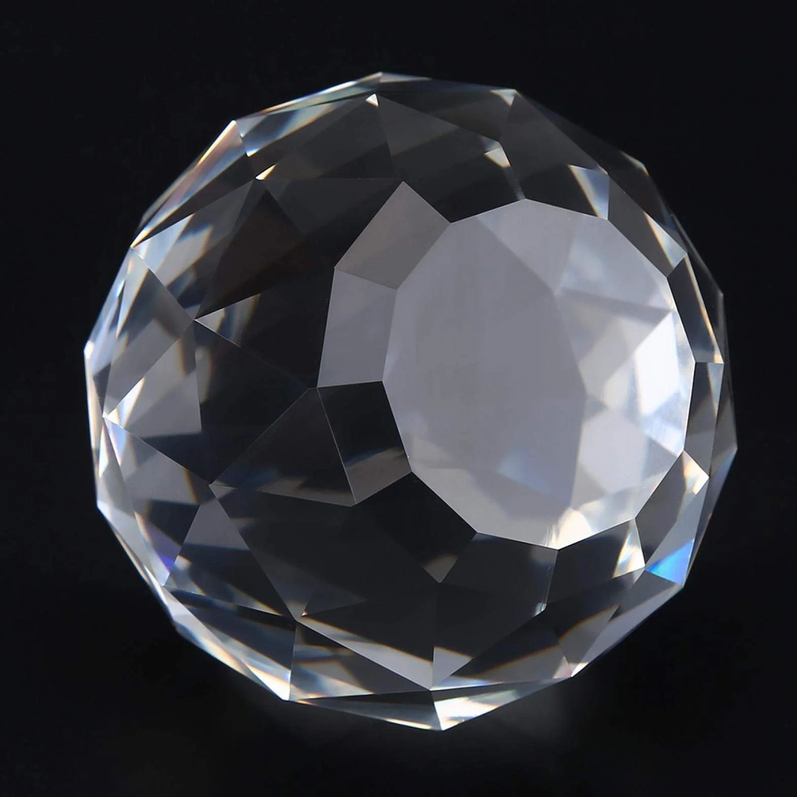 Wyczyść pryzmat kula kryształowa kula kryształowa szklana kula 60/80mm kryształowa kula pryzmaty Suncatcher dla Feng Shui kryształowe szklane kule kryształowe (60mm)